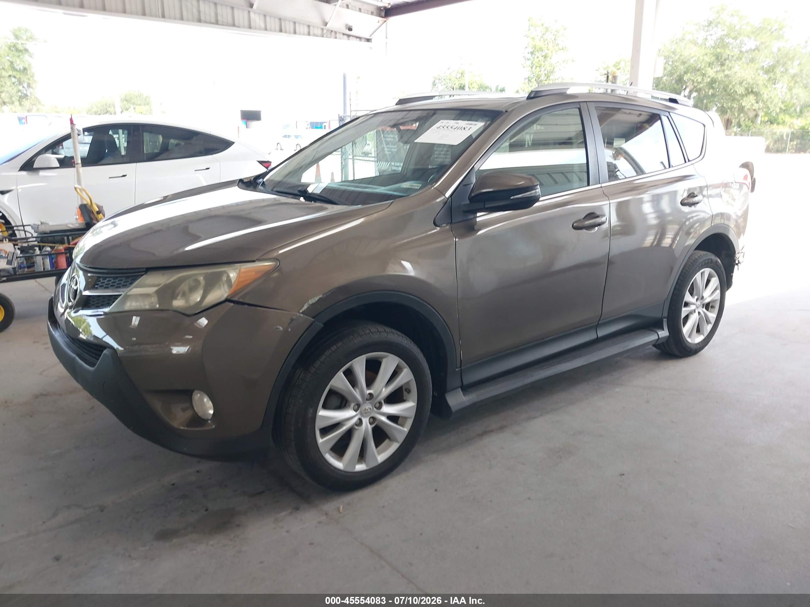 2013 Toyota Rav4 Limited Beige vin: 2T3YFREV1DW071882