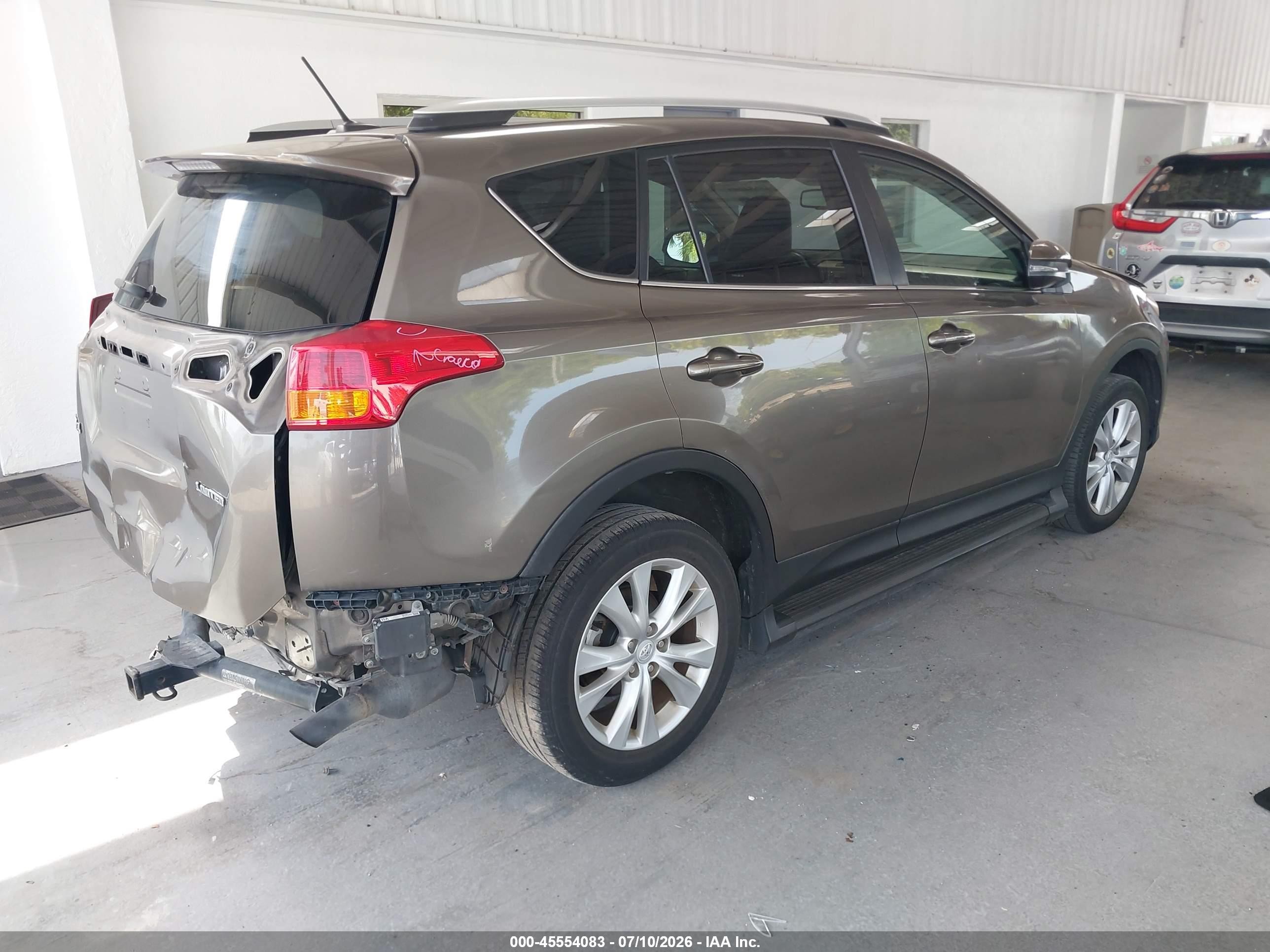 2013 Toyota Rav4 Limited Beige vin: 2T3YFREV1DW071882