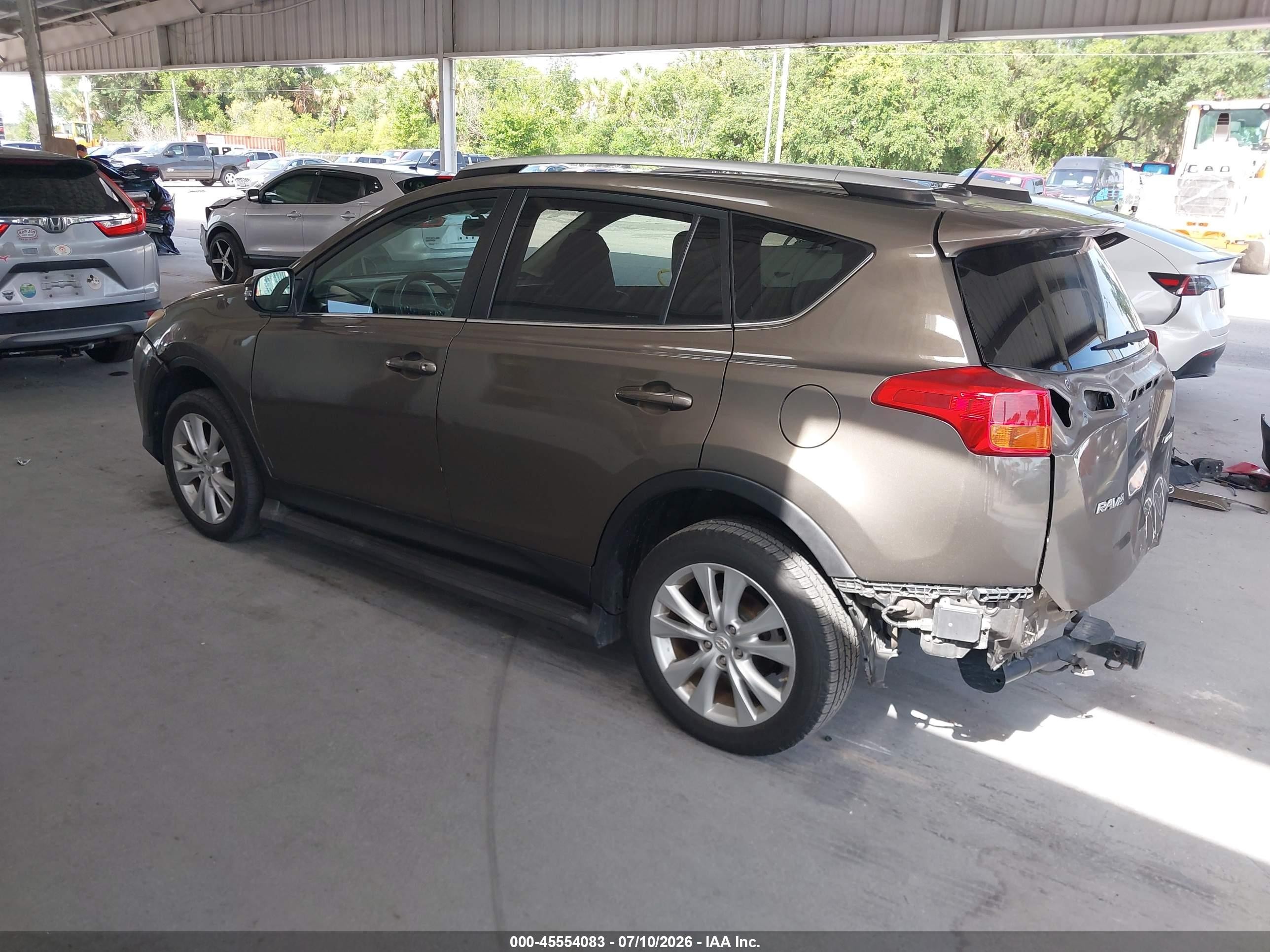 2013 Toyota Rav4 Limited Beige vin: 2T3YFREV1DW071882