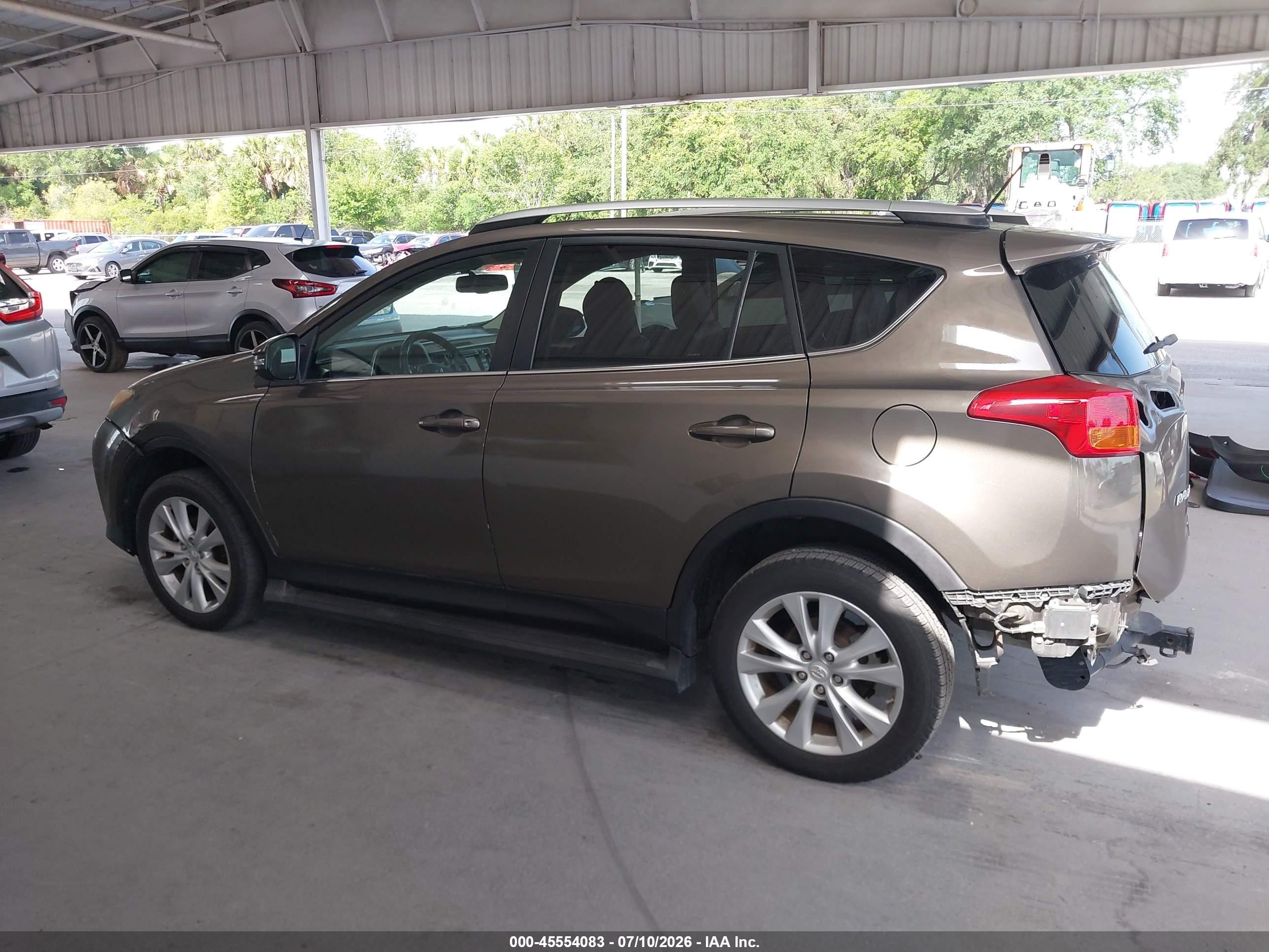 2013 Toyota Rav4 Limited Beige vin: 2T3YFREV1DW071882