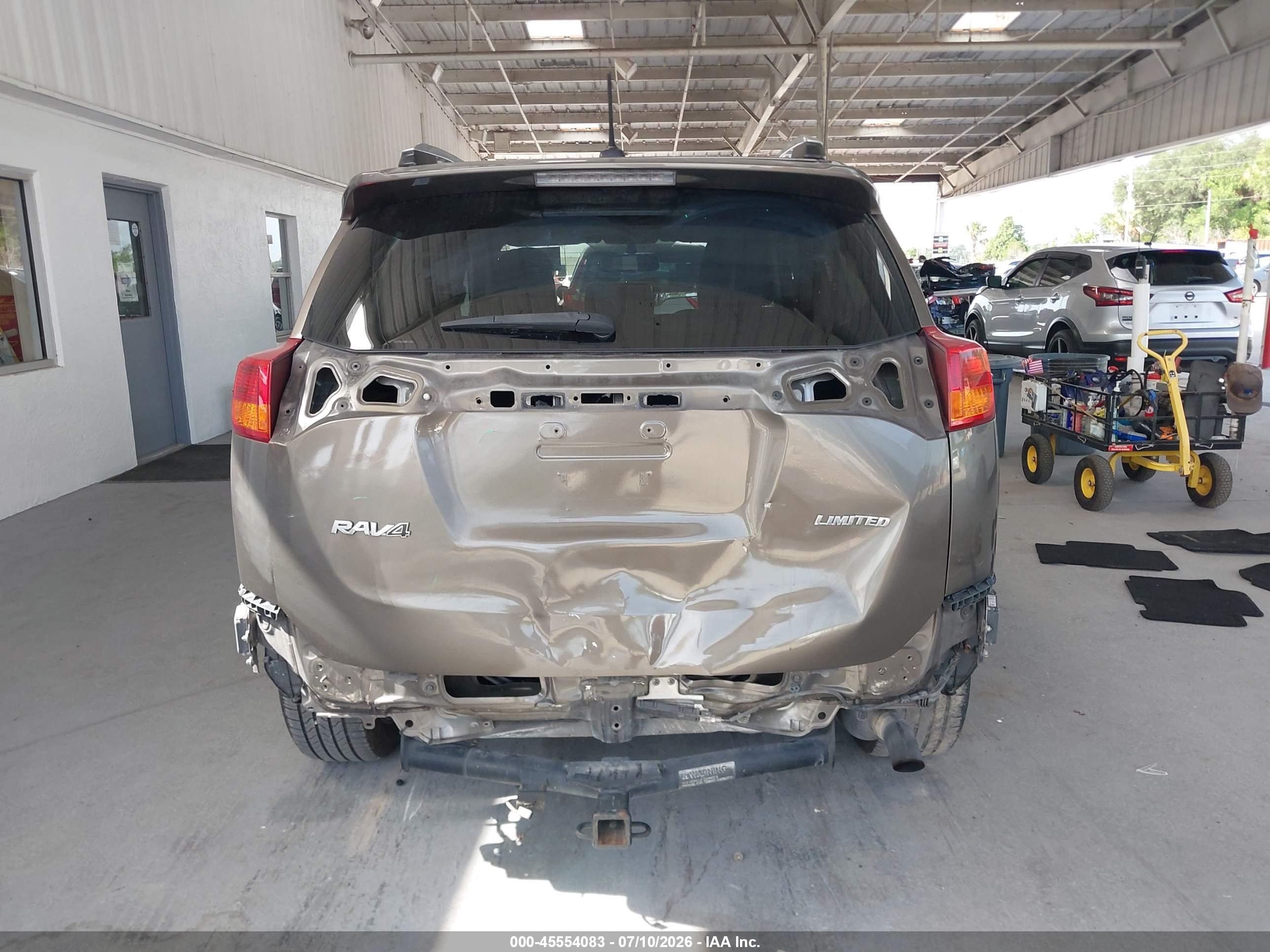 2013 Toyota Rav4 Limited Beige vin: 2T3YFREV1DW071882