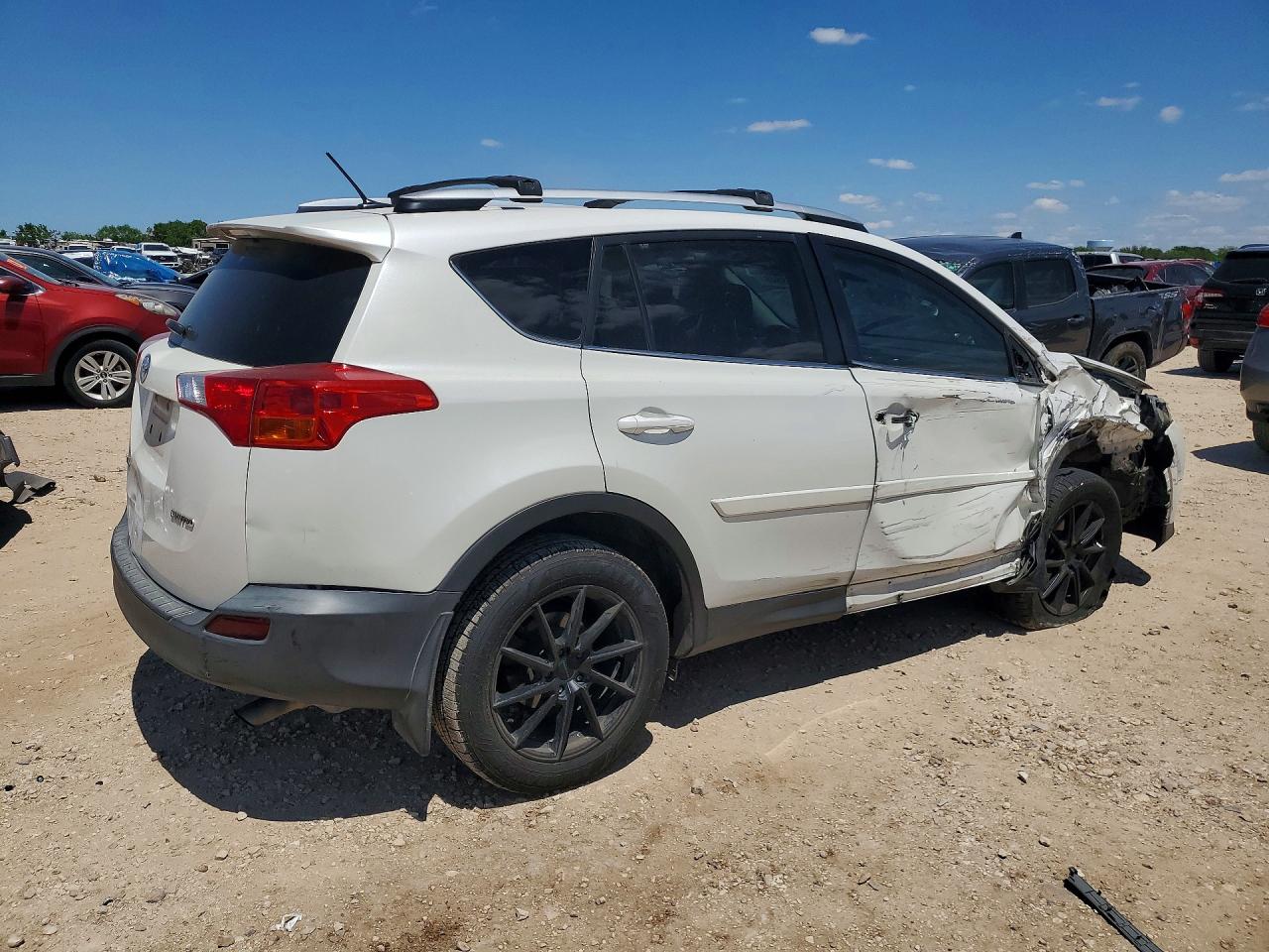 2014 Toyota Rav4 Limited White vin: 2T3YFREV1EW106079