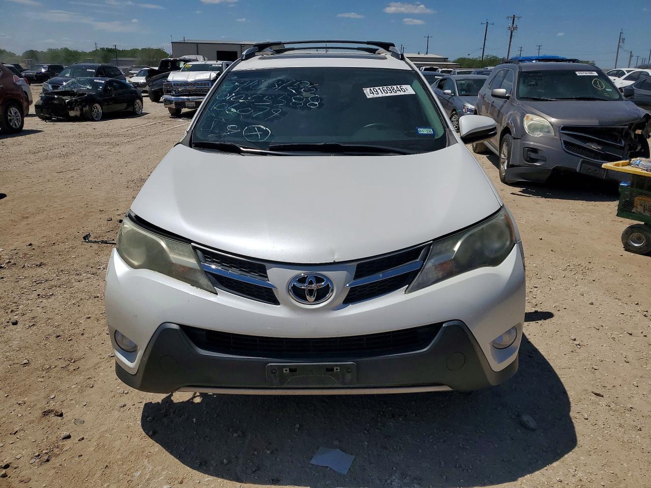 2014 Toyota Rav4 Limited White vin: 2T3YFREV1EW106079