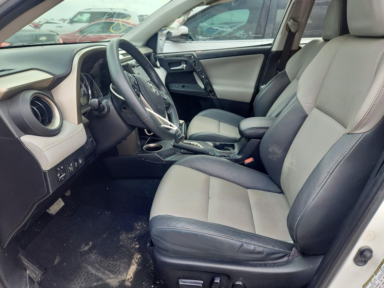 2014 Toyota Rav4 Limited White vin: 2T3YFREV1EW106079
