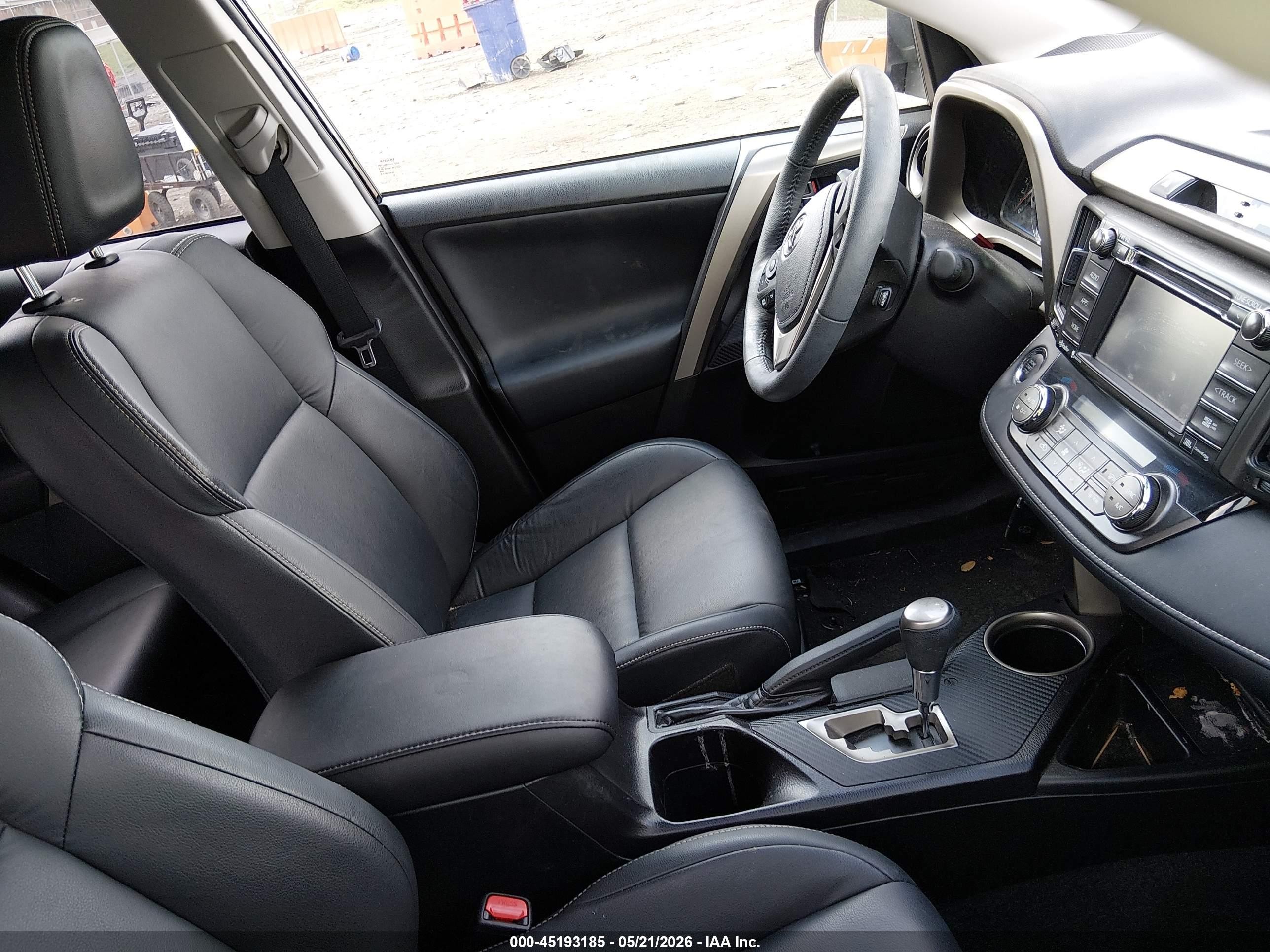 2015 Toyota Rav4 Limited Черный vin: 2T3YFREV1FW220827