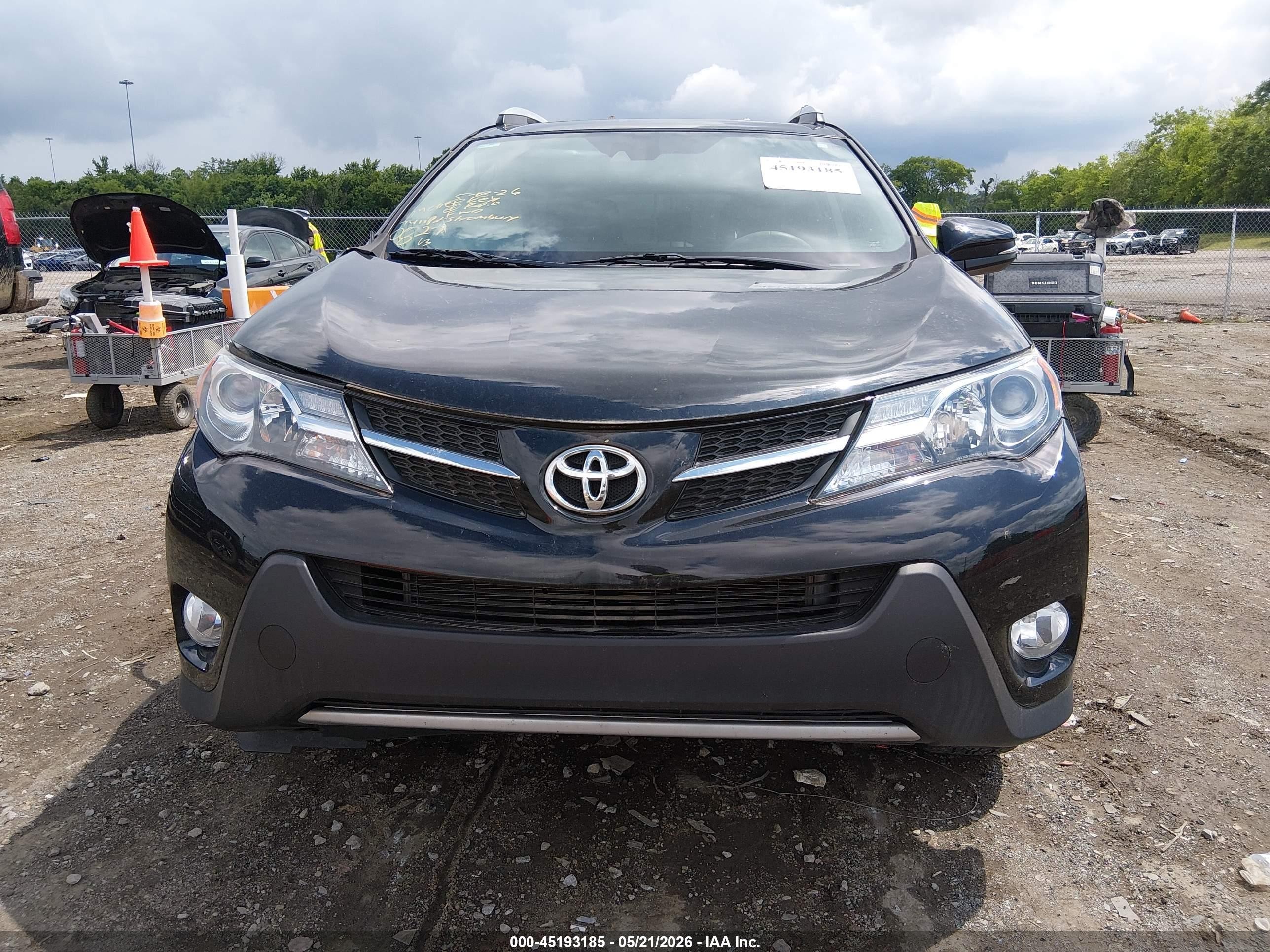2015 Toyota Rav4 Limited Черный vin: 2T3YFREV1FW220827