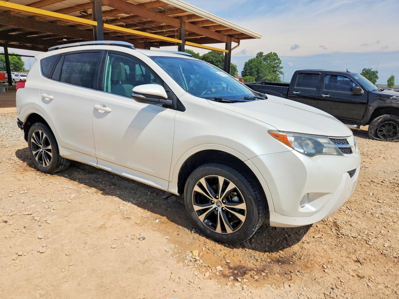2015 Toyota Rav4 Limited Белый vin: 2T3YFREV1FW224859