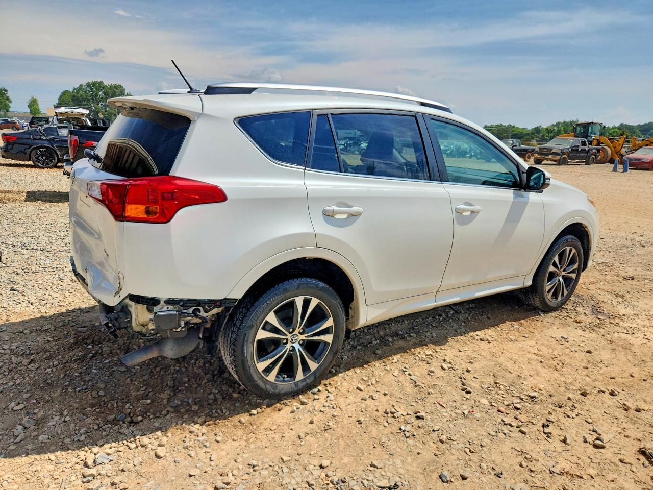 2015 Toyota Rav4 Limited Белый vin: 2T3YFREV1FW224859