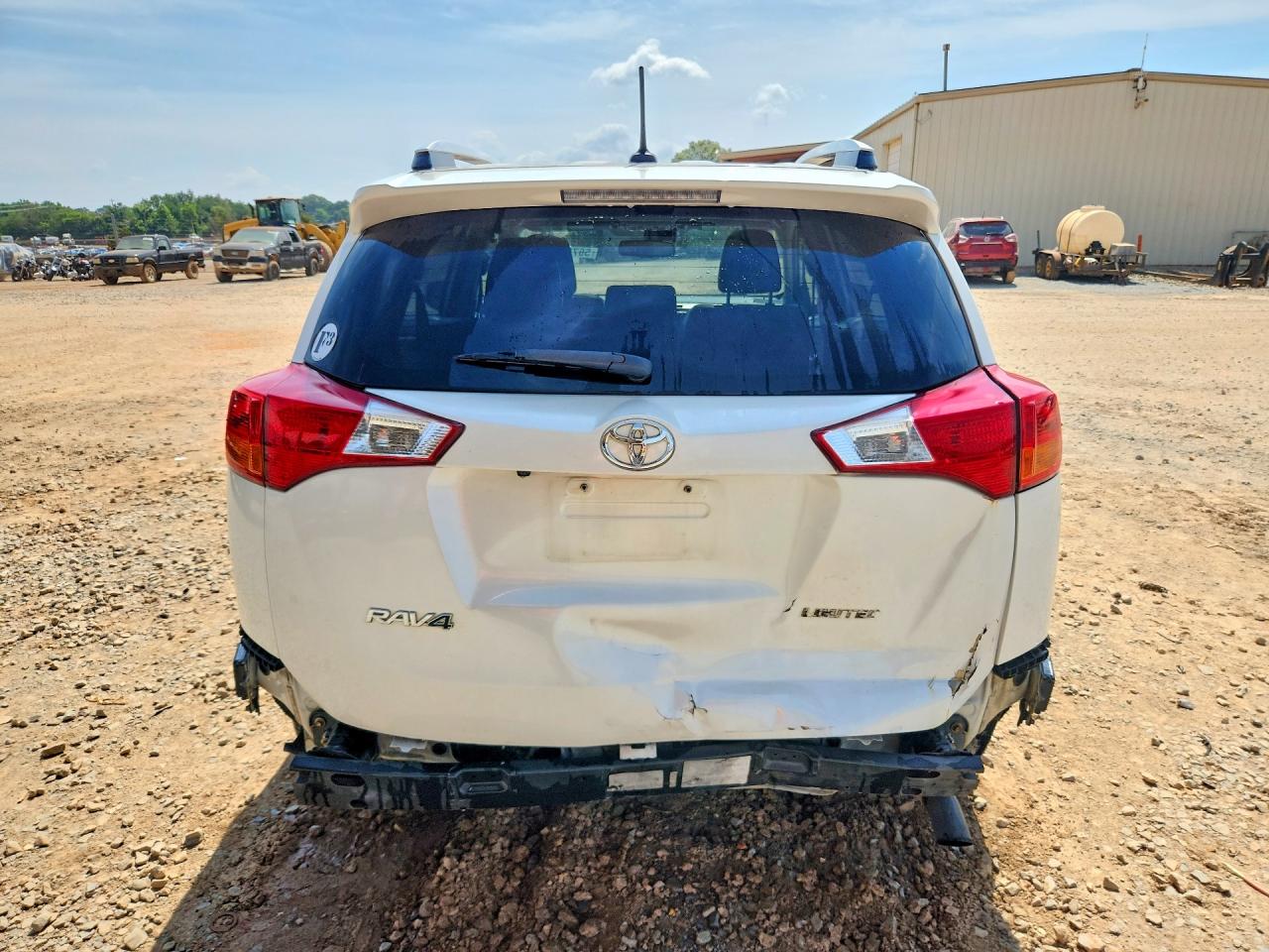 2015 Toyota Rav4 Limited Белый vin: 2T3YFREV1FW224859