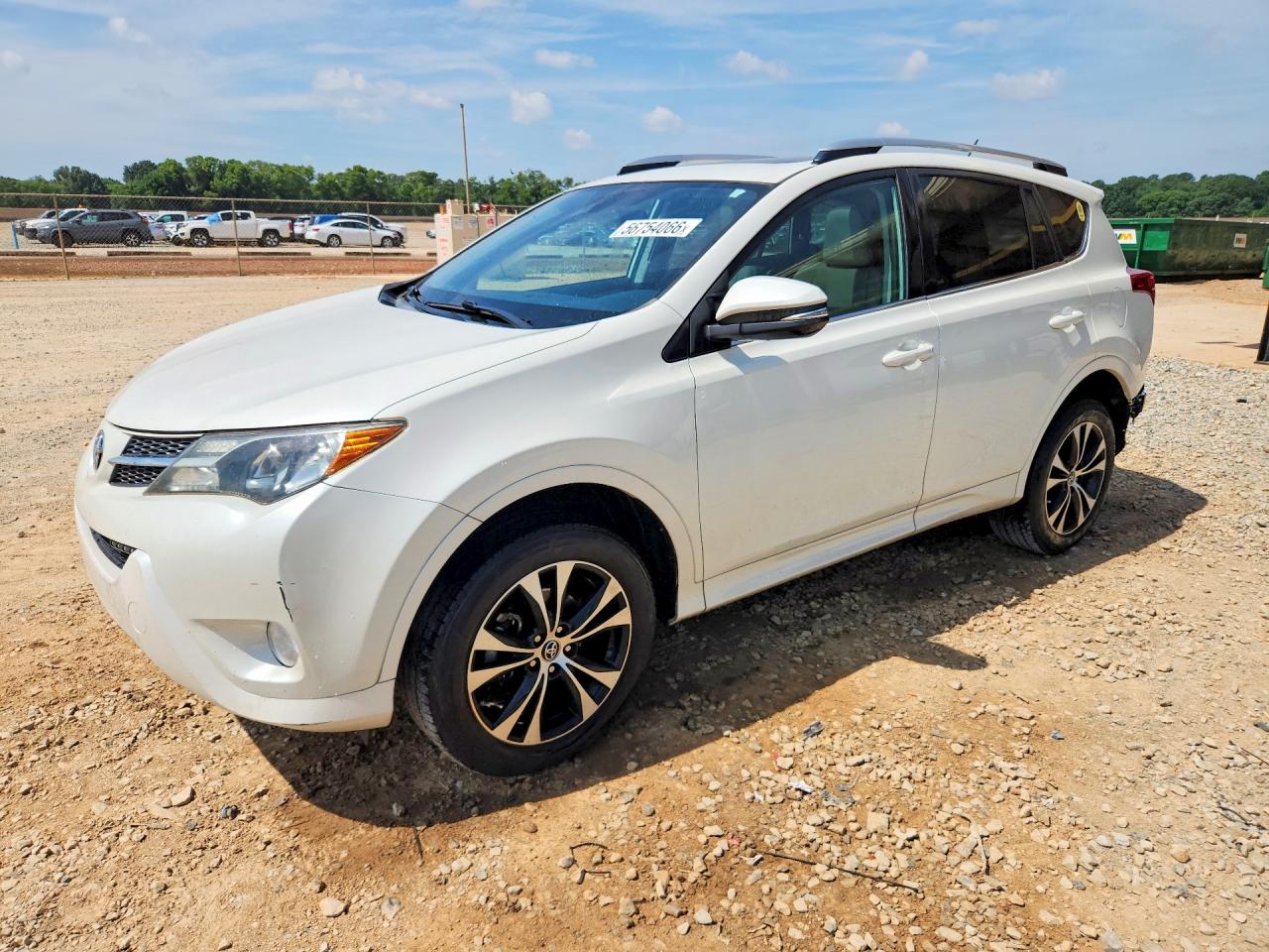 2015 Toyota Rav4 Limited Белый vin: 2T3YFREV1FW224859