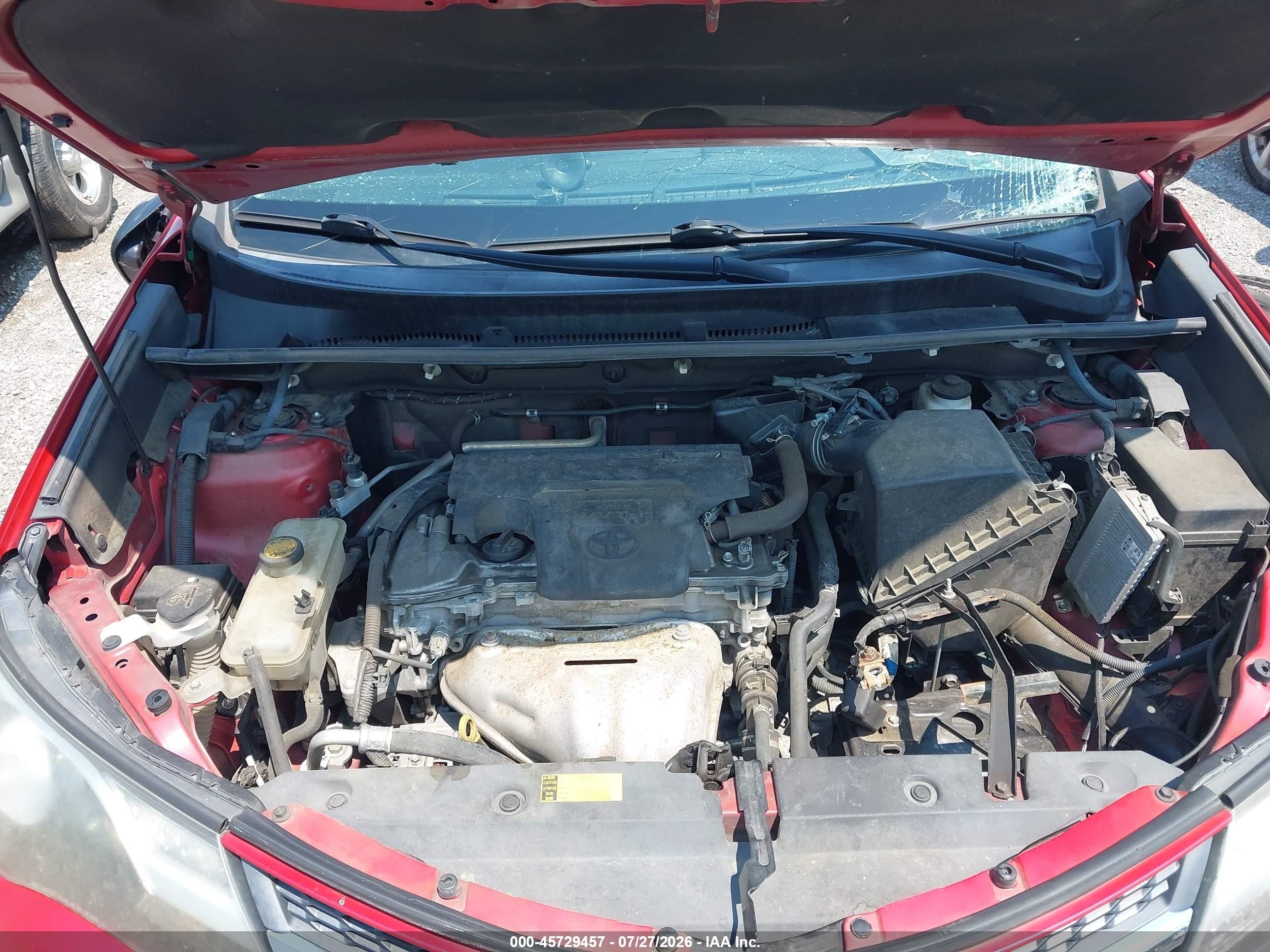 2013 Toyota Rav4 Limited Red vin: 2T3YFREV2DW004661