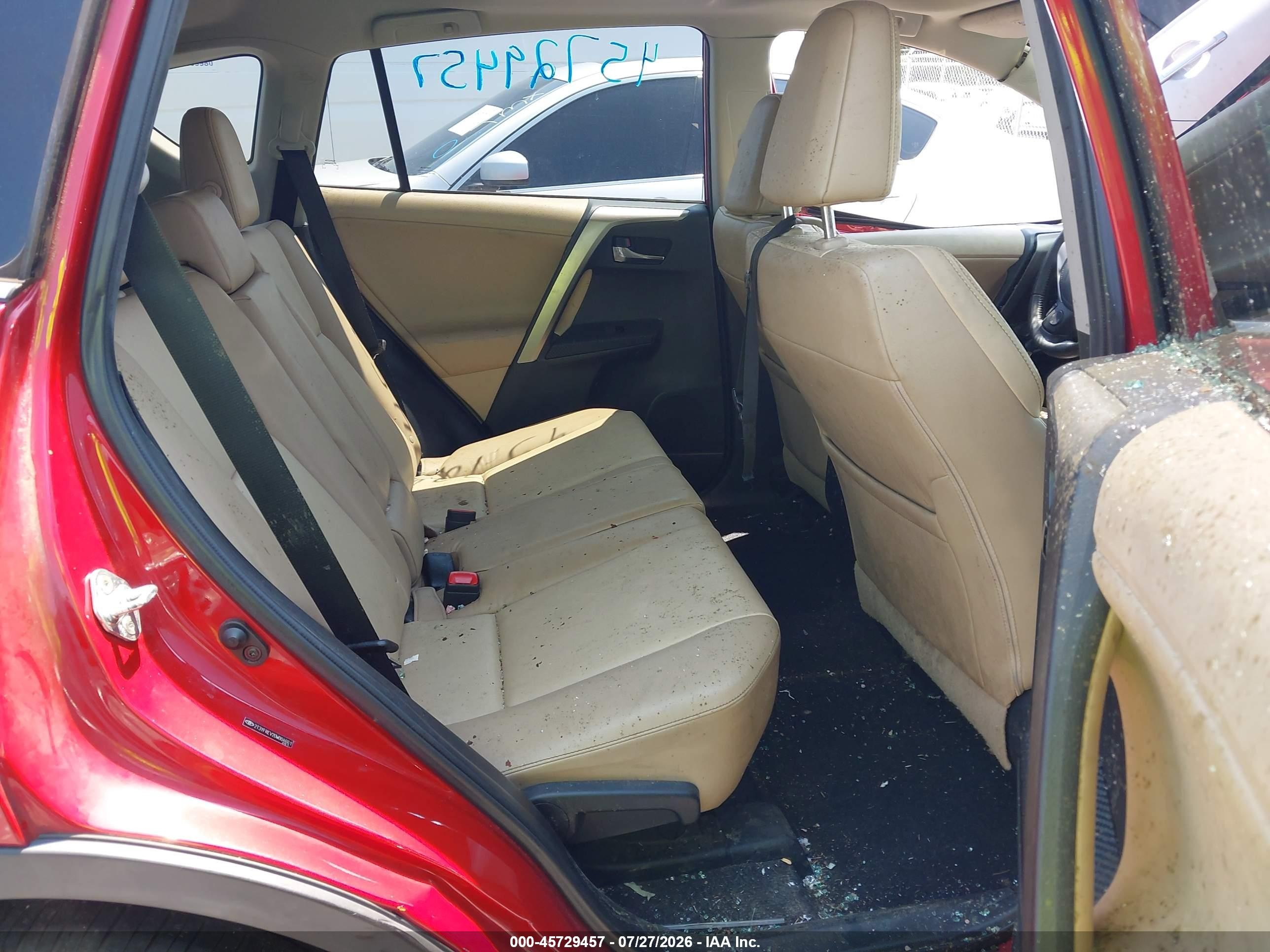 2013 Toyota Rav4 Limited Red vin: 2T3YFREV2DW004661