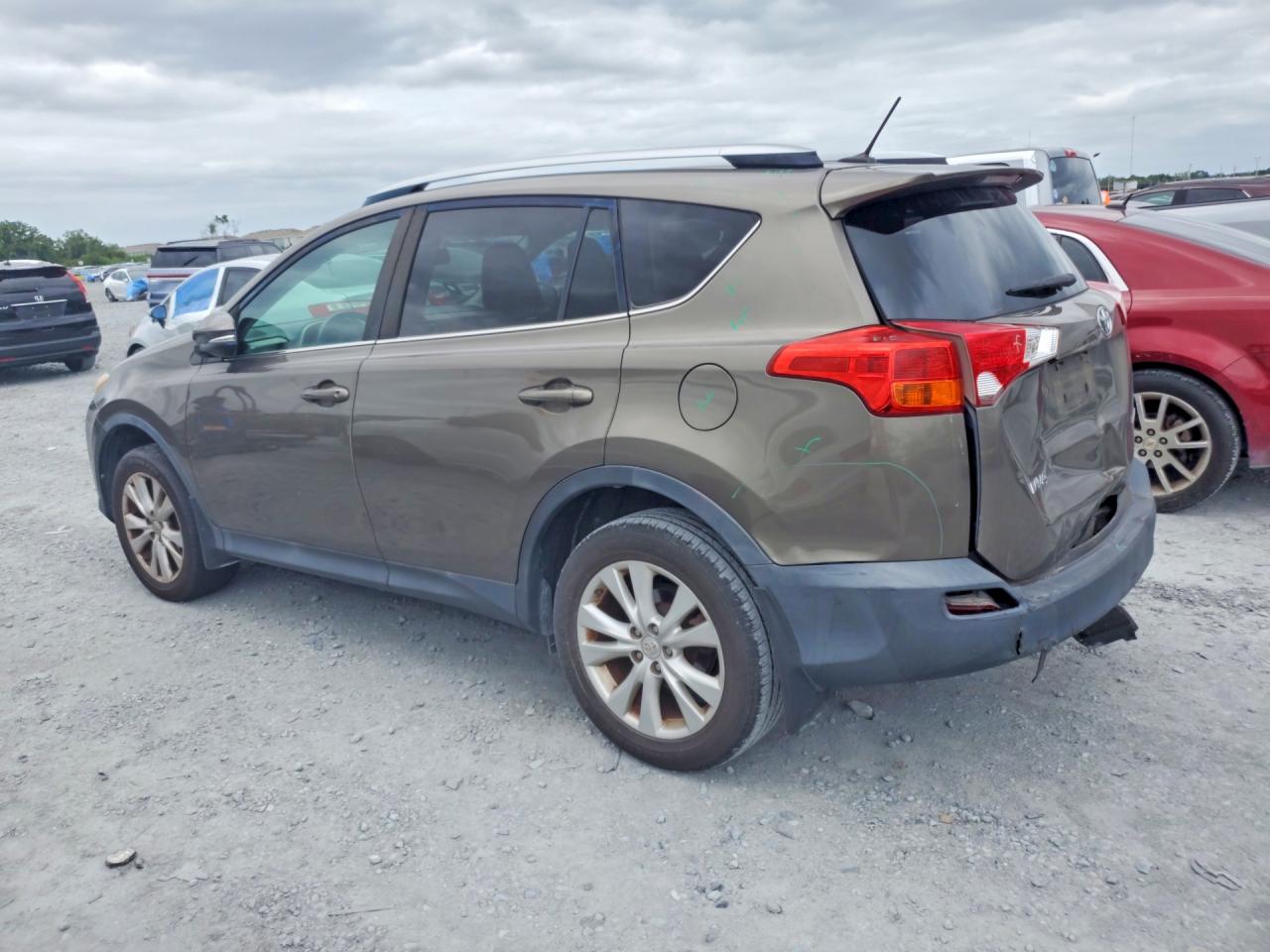 2013 Toyota Rav4 Limited Brown vin: 2T3YFREV2DW033433