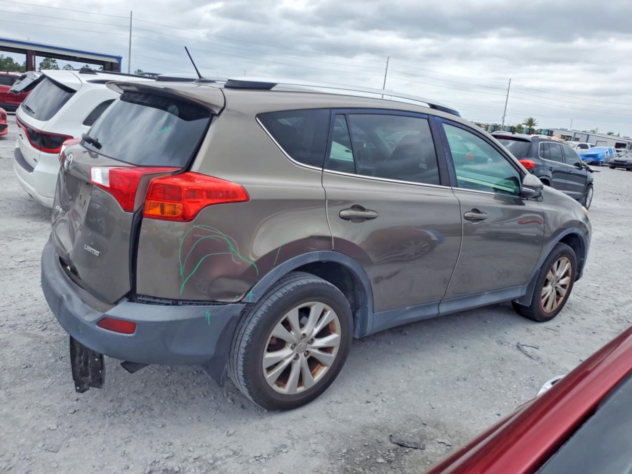 2013 Toyota Rav4 Limited Brown vin: 2T3YFREV2DW033433