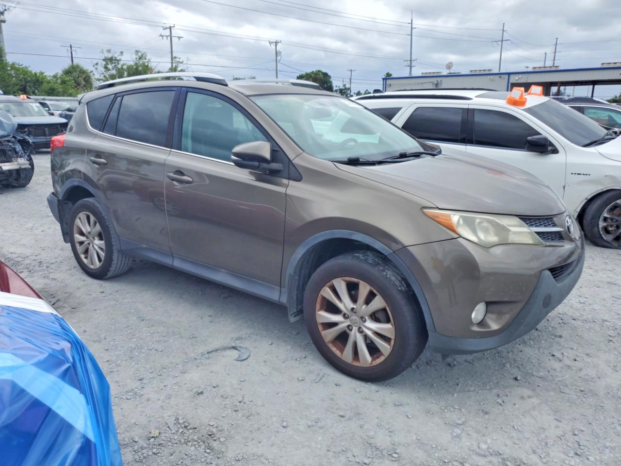 2013 Toyota Rav4 Limited Brown vin: 2T3YFREV2DW033433
