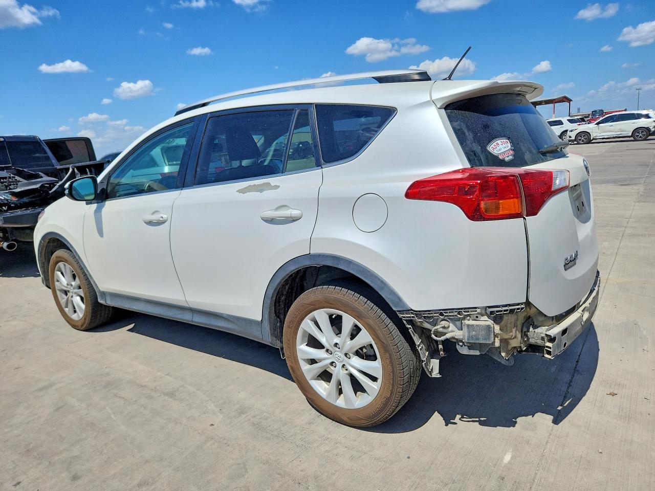 2013 Toyota Rav4 Limited White vin: 2T3YFREV2DW065993