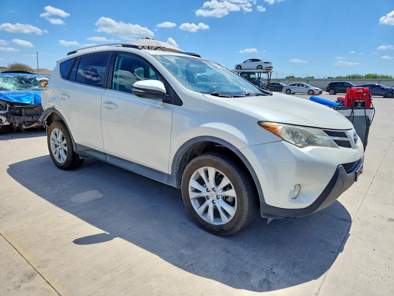 2013 Toyota Rav4 Limited White vin: 2T3YFREV2DW065993