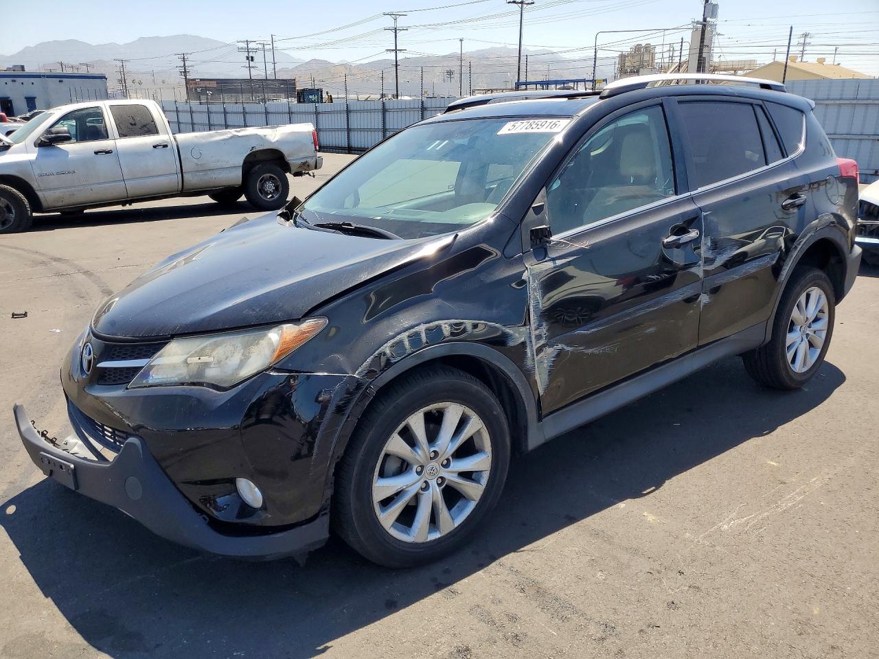 2014 Toyota Rav4 Limited Black vin: 2T3YFREV2EW097795