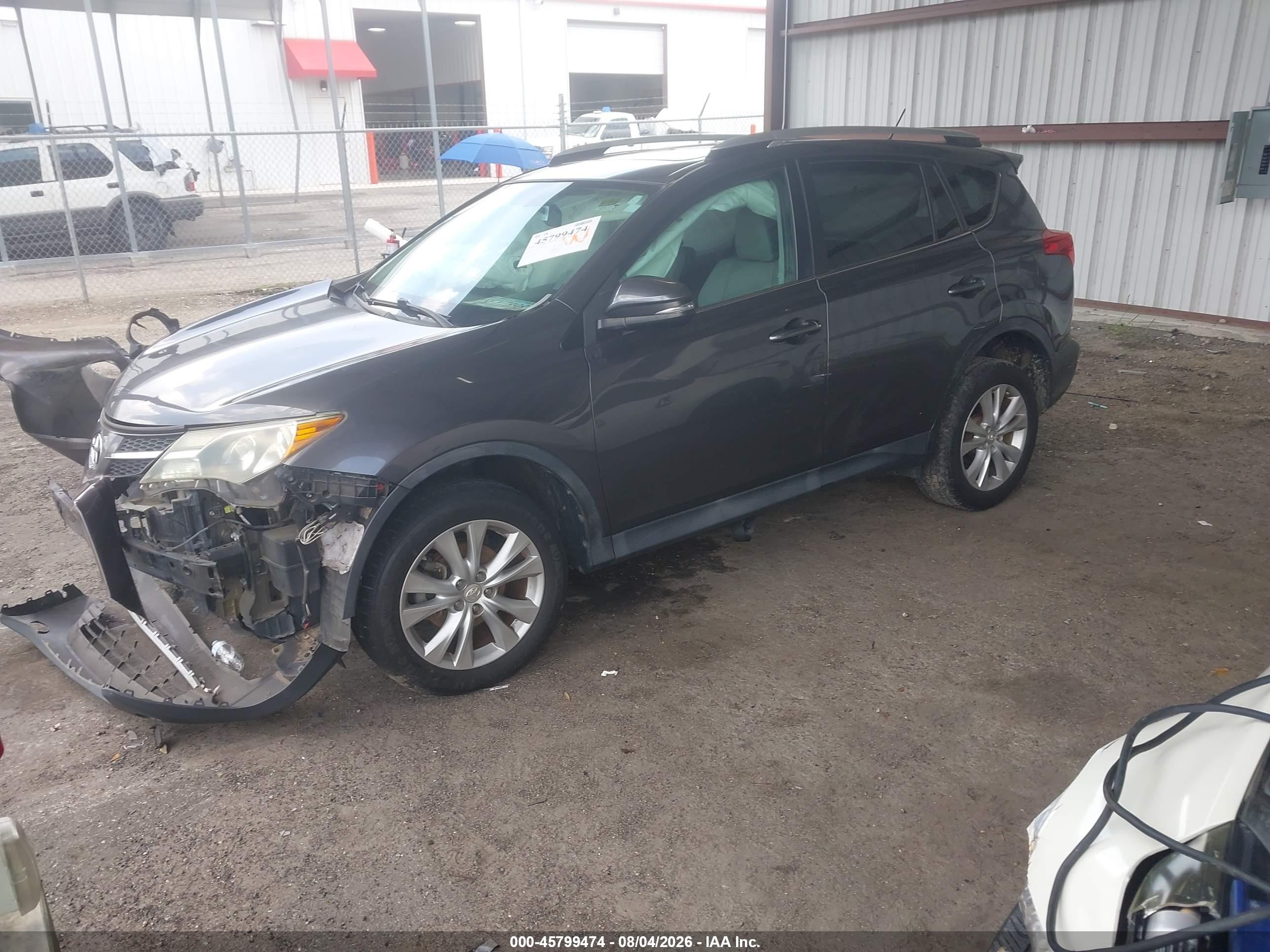 2014 Toyota Rav4 Limited Gray vin: 2T3YFREV2EW098347