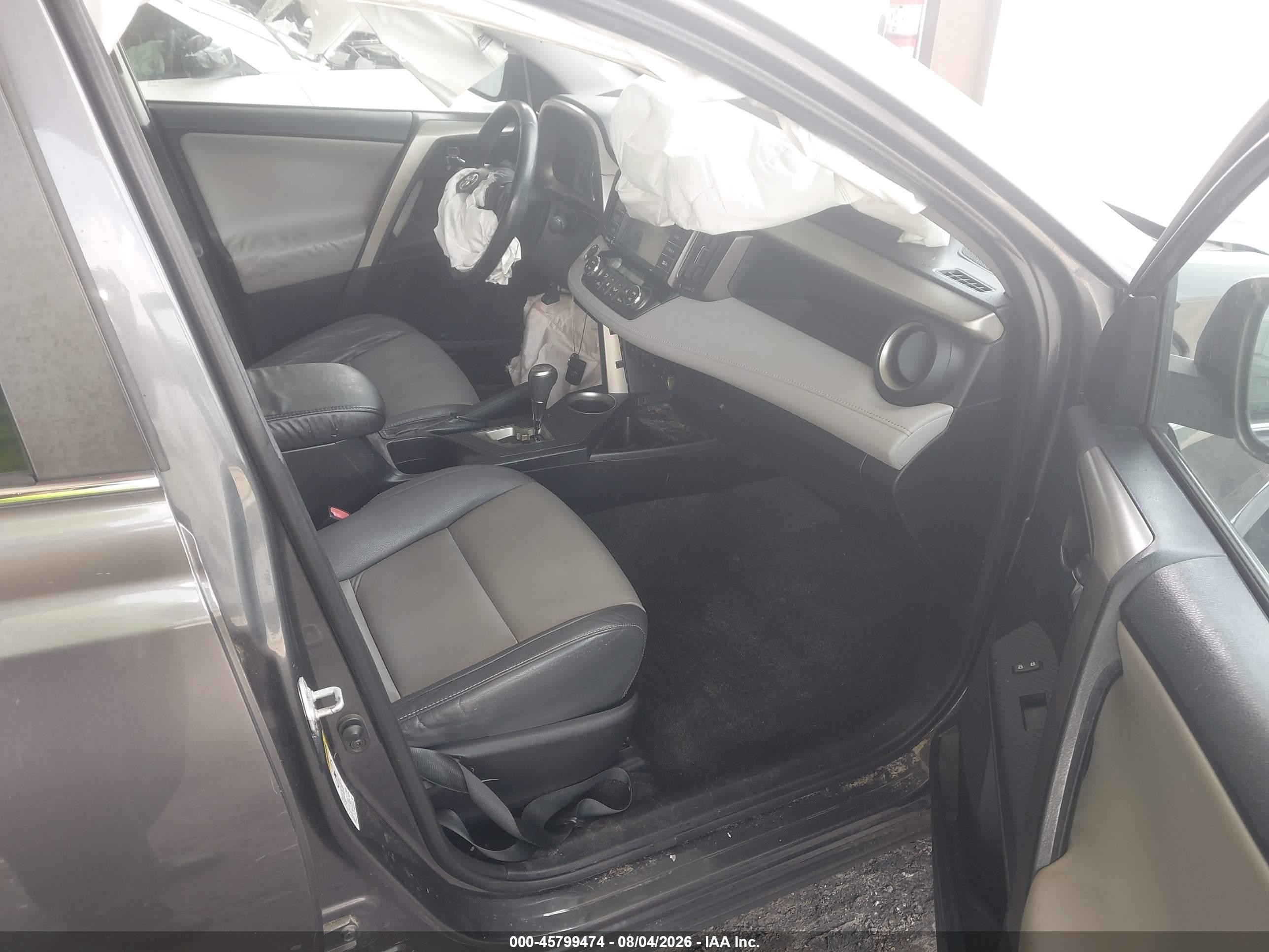 2014 Toyota Rav4 Limited Gray vin: 2T3YFREV2EW098347
