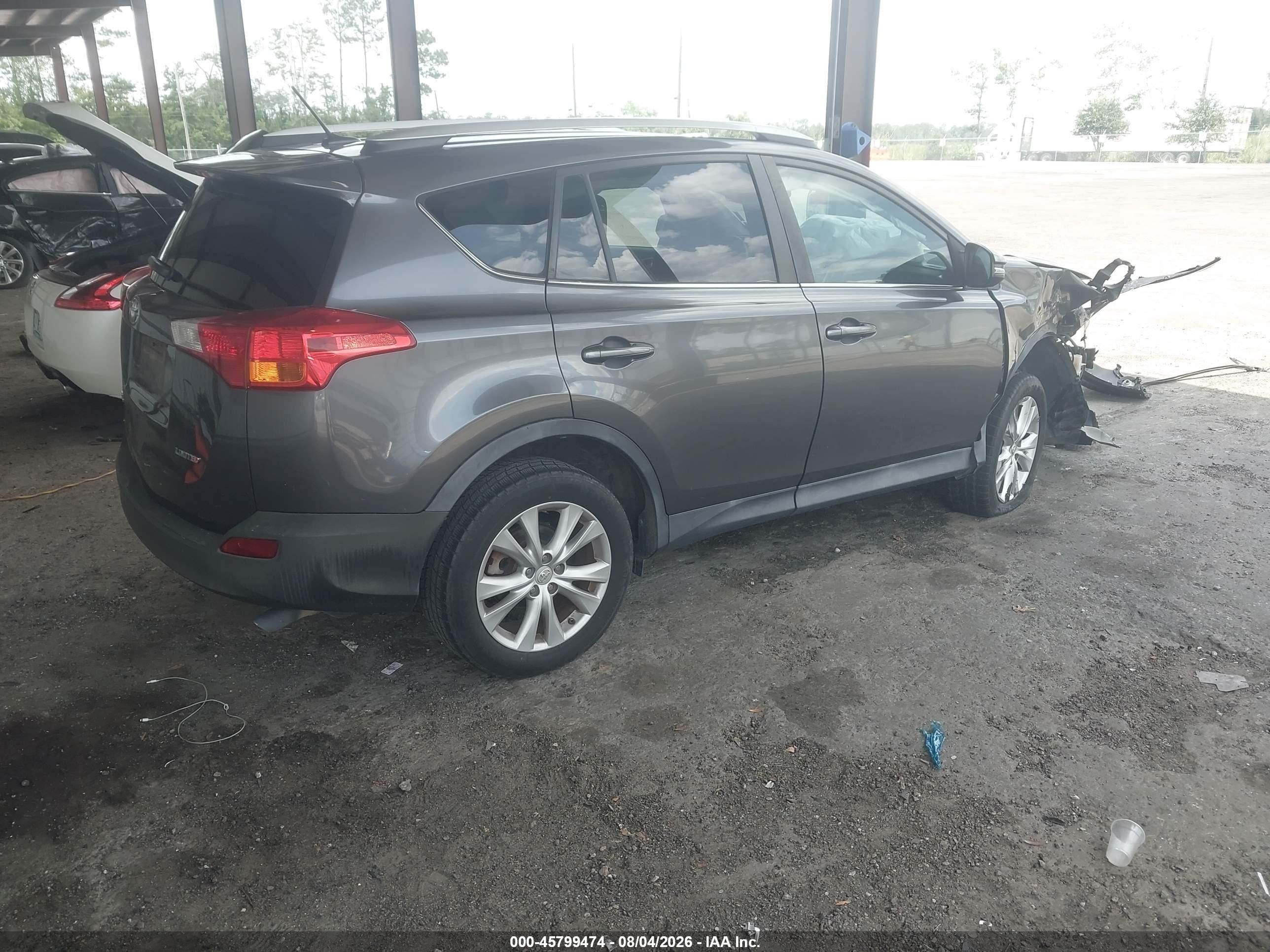 2014 Toyota Rav4 Limited Gray vin: 2T3YFREV2EW098347