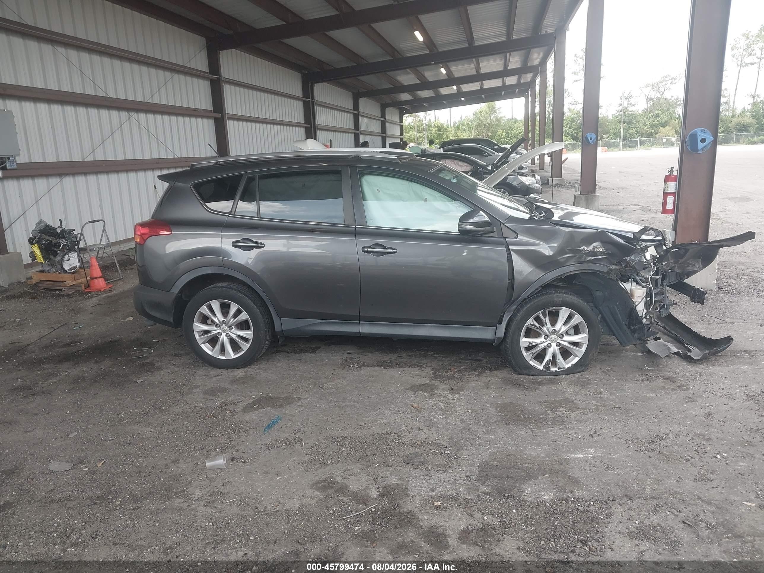 2014 Toyota Rav4 Limited Gray vin: 2T3YFREV2EW098347