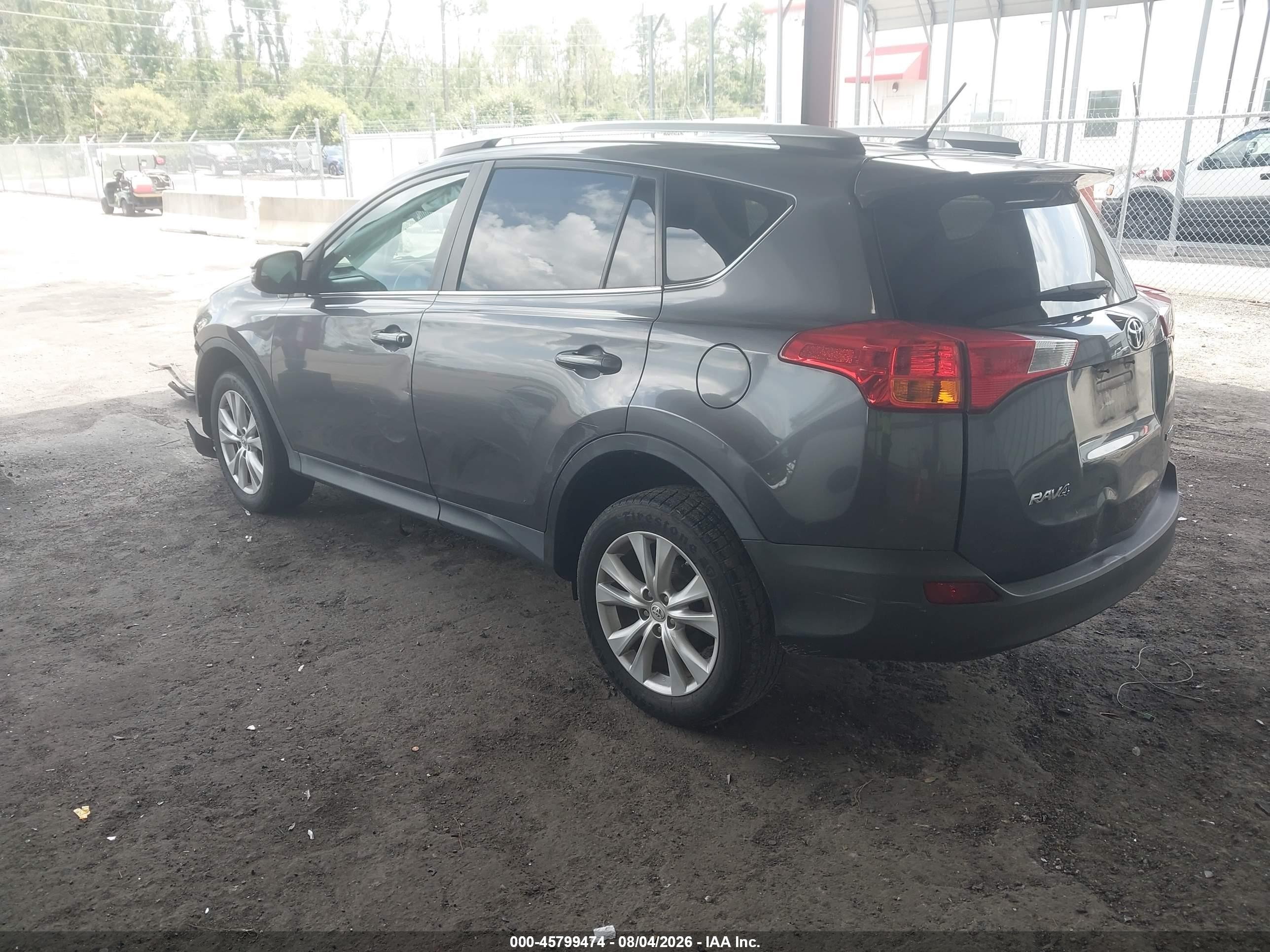 2014 Toyota Rav4 Limited Gray vin: 2T3YFREV2EW098347