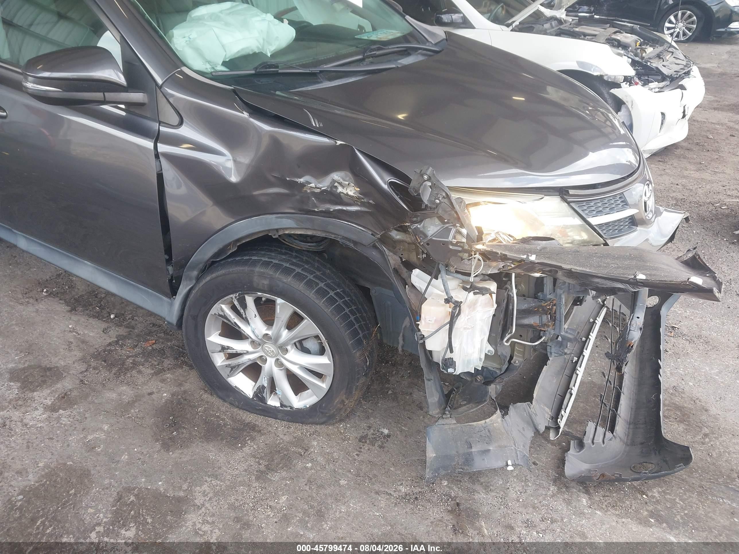 2014 Toyota Rav4 Limited Gray vin: 2T3YFREV2EW098347