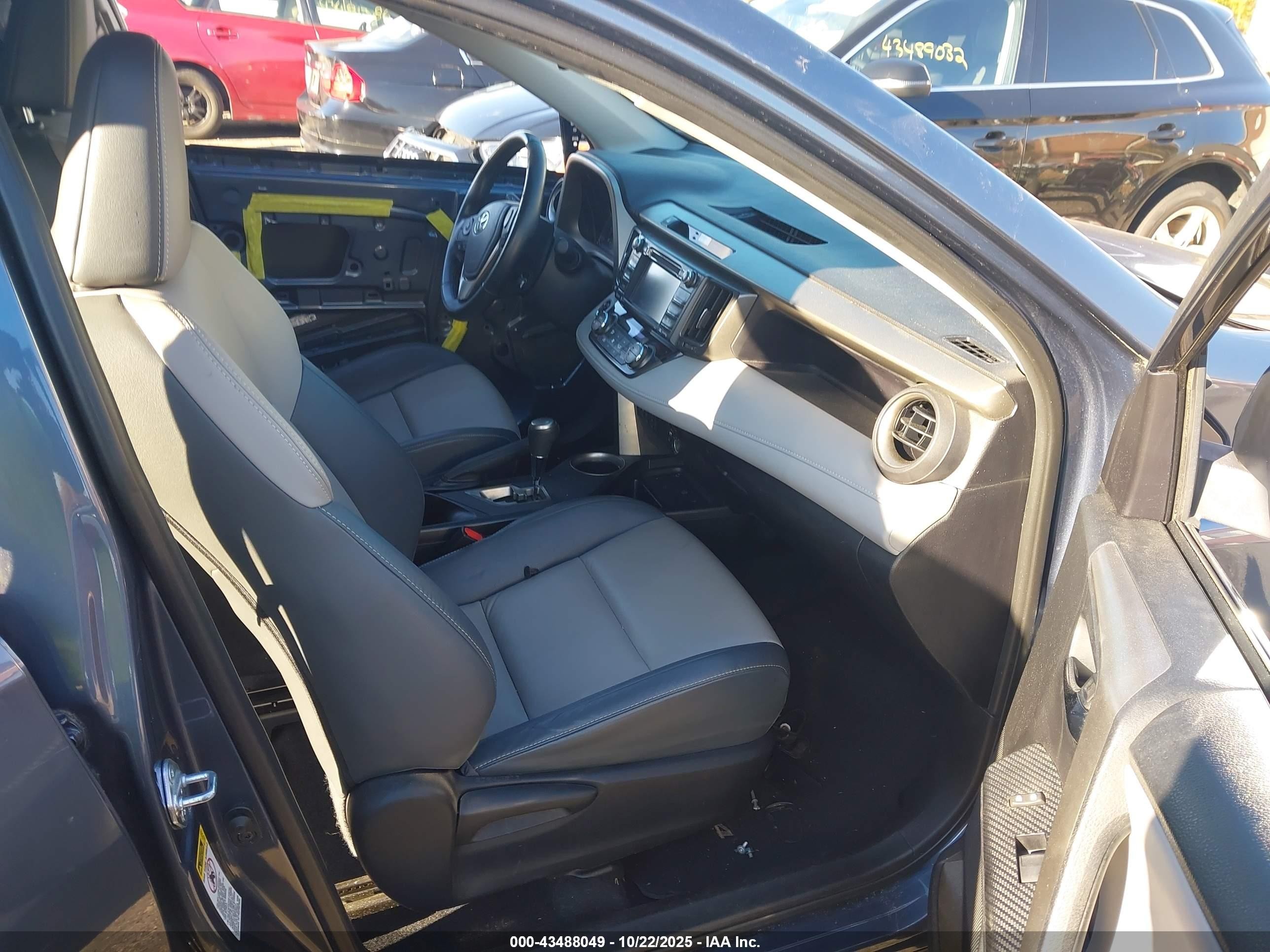 2014 Toyota Rav4 Limited Синий vin: 2T3YFREV2EW100209
