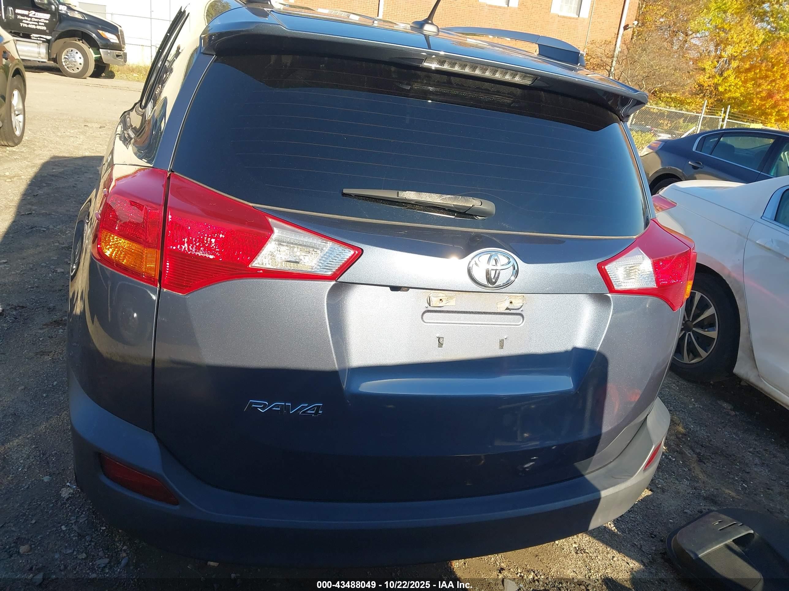 2014 Toyota Rav4 Limited Синий vin: 2T3YFREV2EW100209