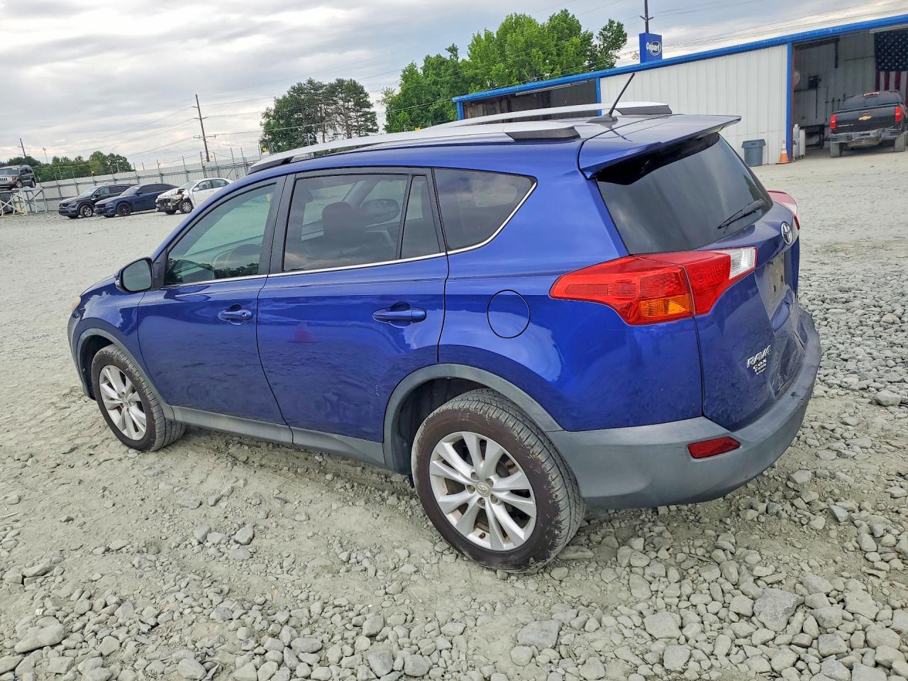 2014 Toyota Rav4 Limited Blue vin: 2T3YFREV2EW107774