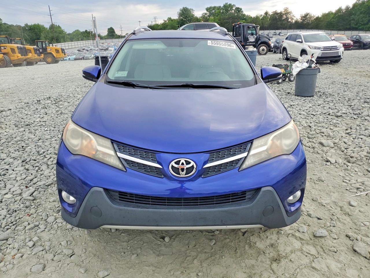 2014 Toyota Rav4 Limited Blue vin: 2T3YFREV2EW107774