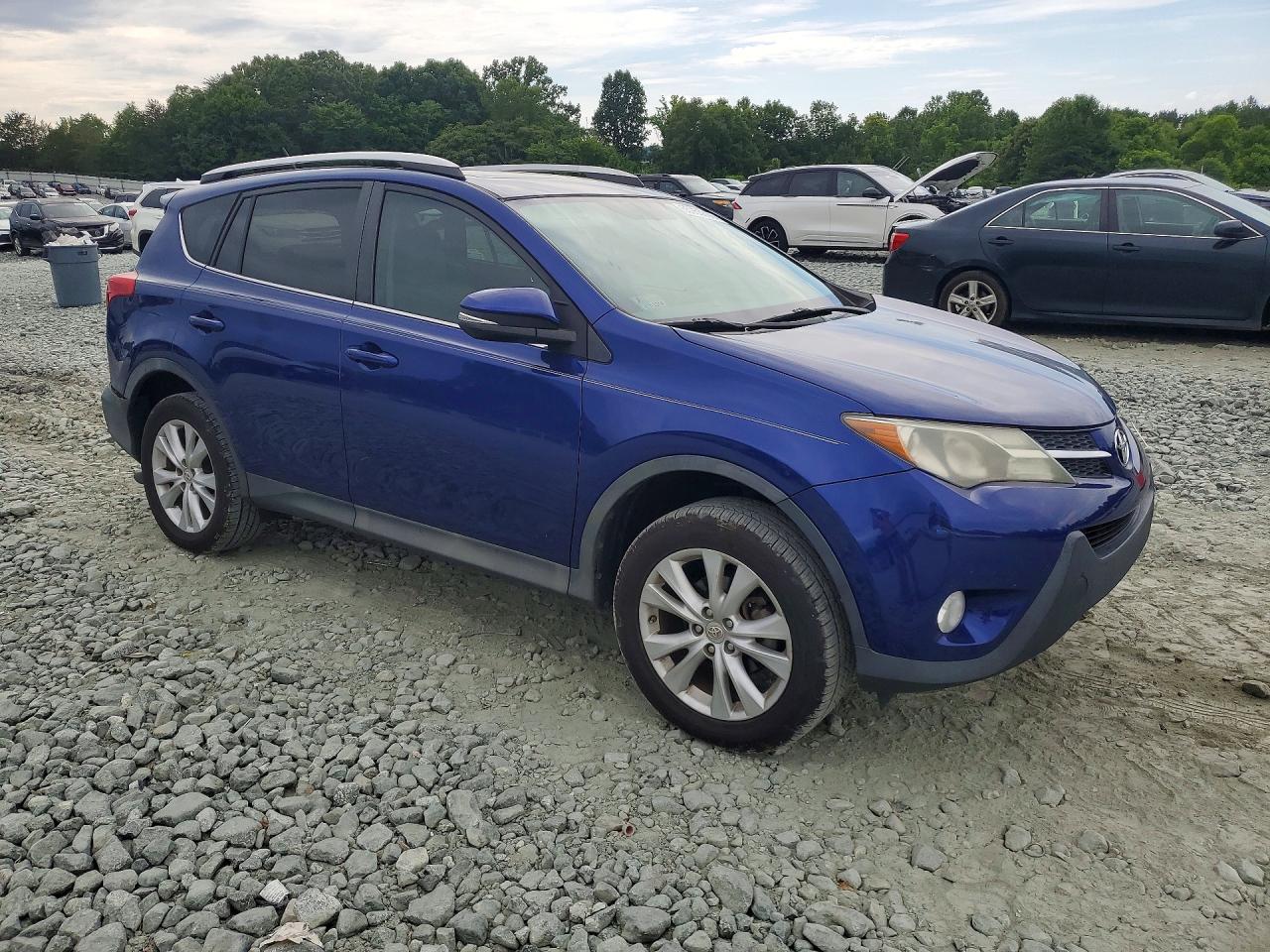 2014 Toyota Rav4 Limited Blue vin: 2T3YFREV2EW107774