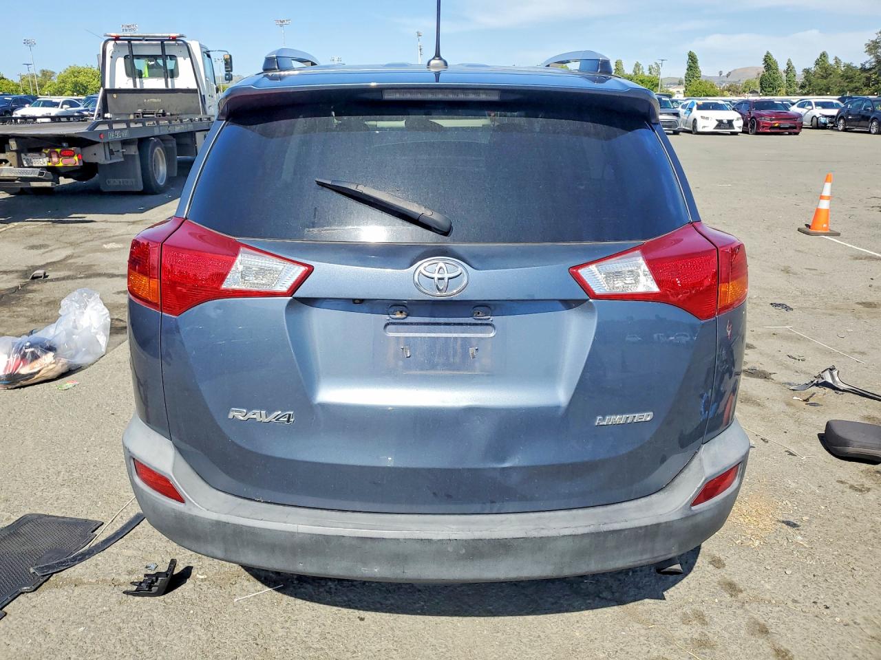 2014 Toyota Rav4 Limited Blue vin: 2T3YFREV2EW108584
