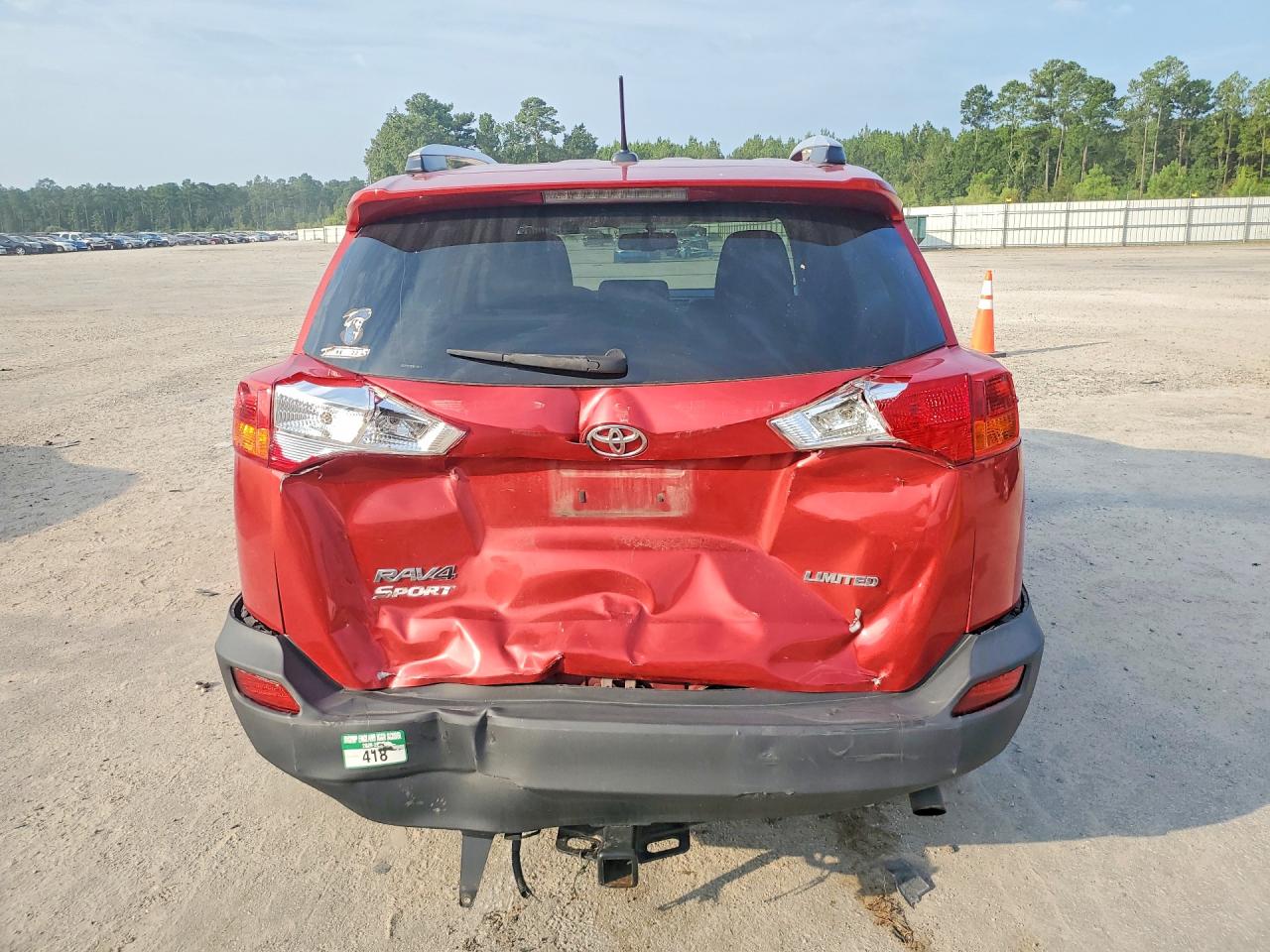 2014 Toyota Rav4 Limited Красный vin: 2T3YFREV2EW116944