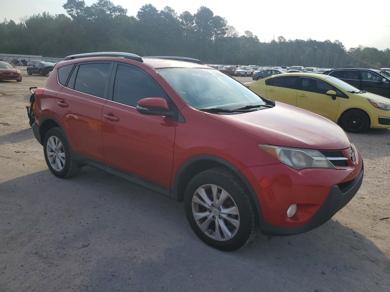 2014 Toyota Rav4 Limited Красный vin: 2T3YFREV2EW116944
