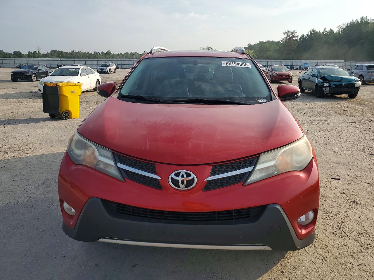 2014 Toyota Rav4 Limited Красный vin: 2T3YFREV2EW116944
