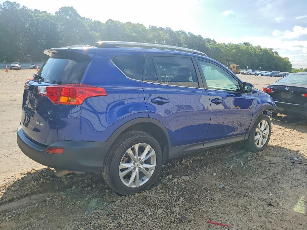 2014 Toyota Rav4 Limited Blue vin: 2T3YFREV2EW120721