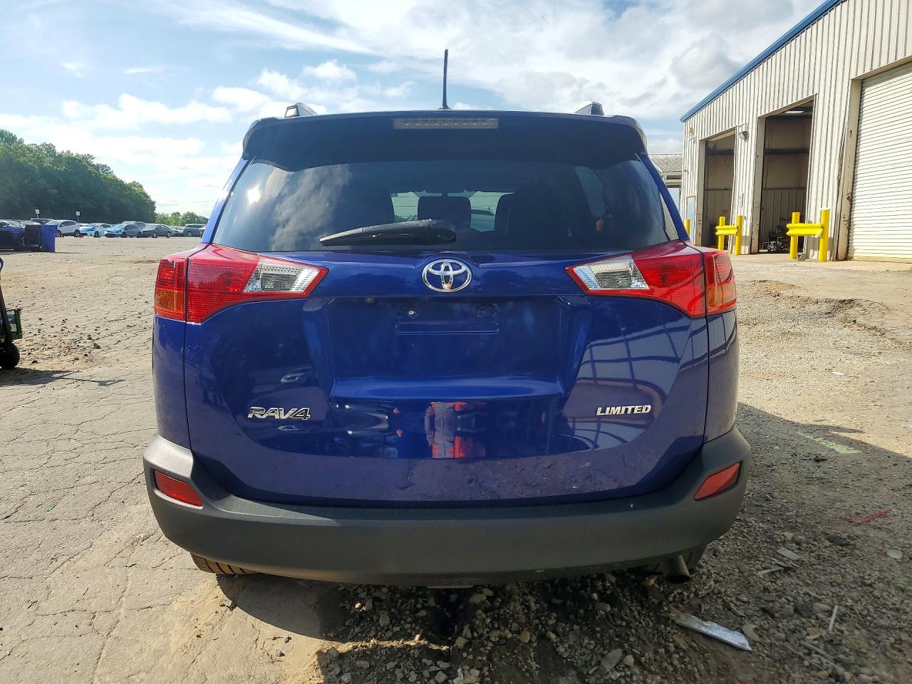 2014 Toyota Rav4 Limited Blue vin: 2T3YFREV2EW120721