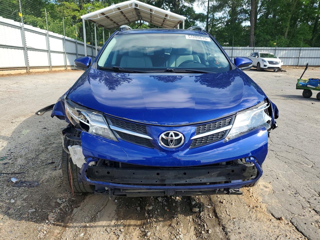 2014 Toyota Rav4 Limited Blue vin: 2T3YFREV2EW120721
