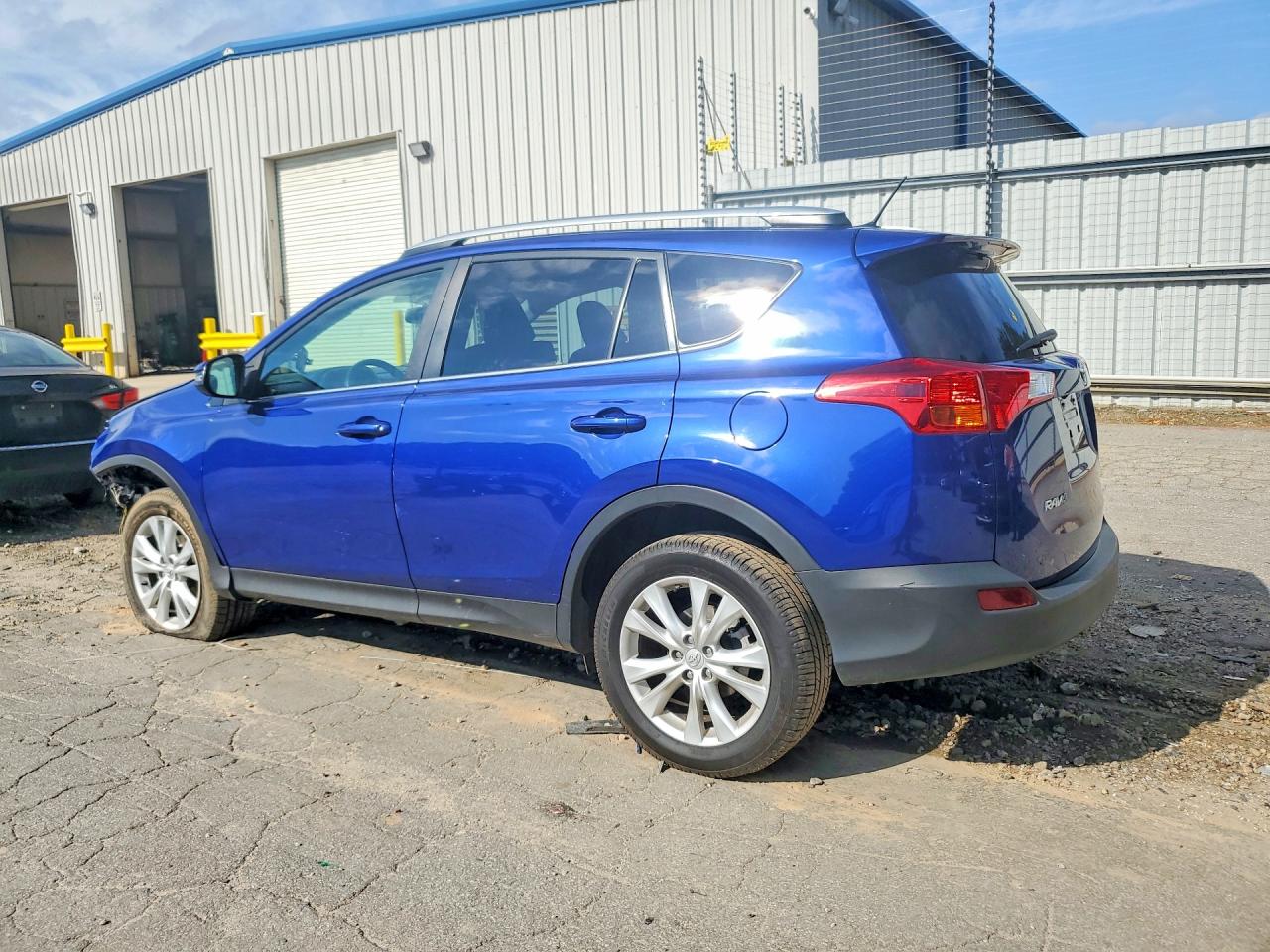 2014 Toyota Rav4 Limited Blue vin: 2T3YFREV2EW120721