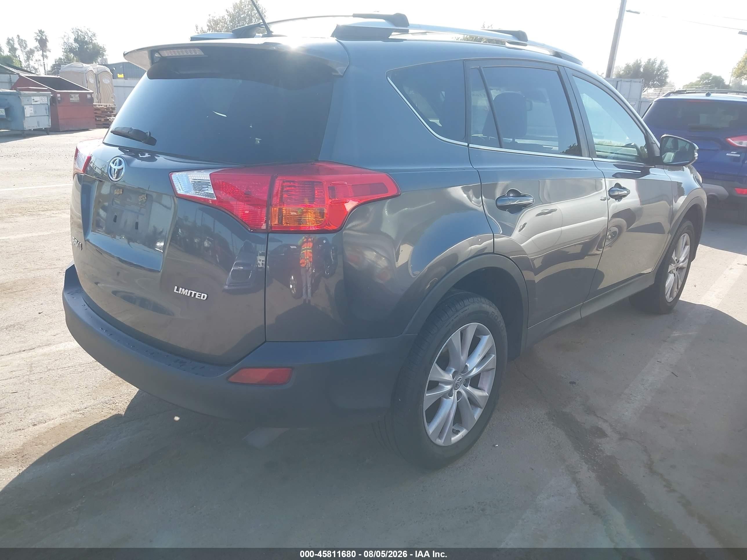 2015 Toyota Rav4 Limited Gray vin: 2T3YFREV2FW136905