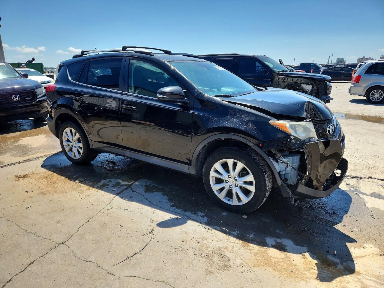 2015 Toyota Rav4 Limited Black vin: 2T3YFREV2FW152490