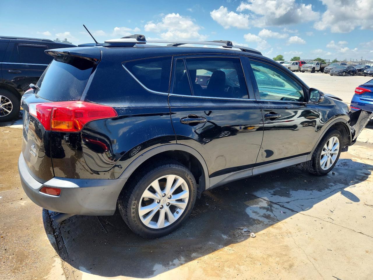 2015 Toyota Rav4 Limited Black vin: 2T3YFREV2FW152490