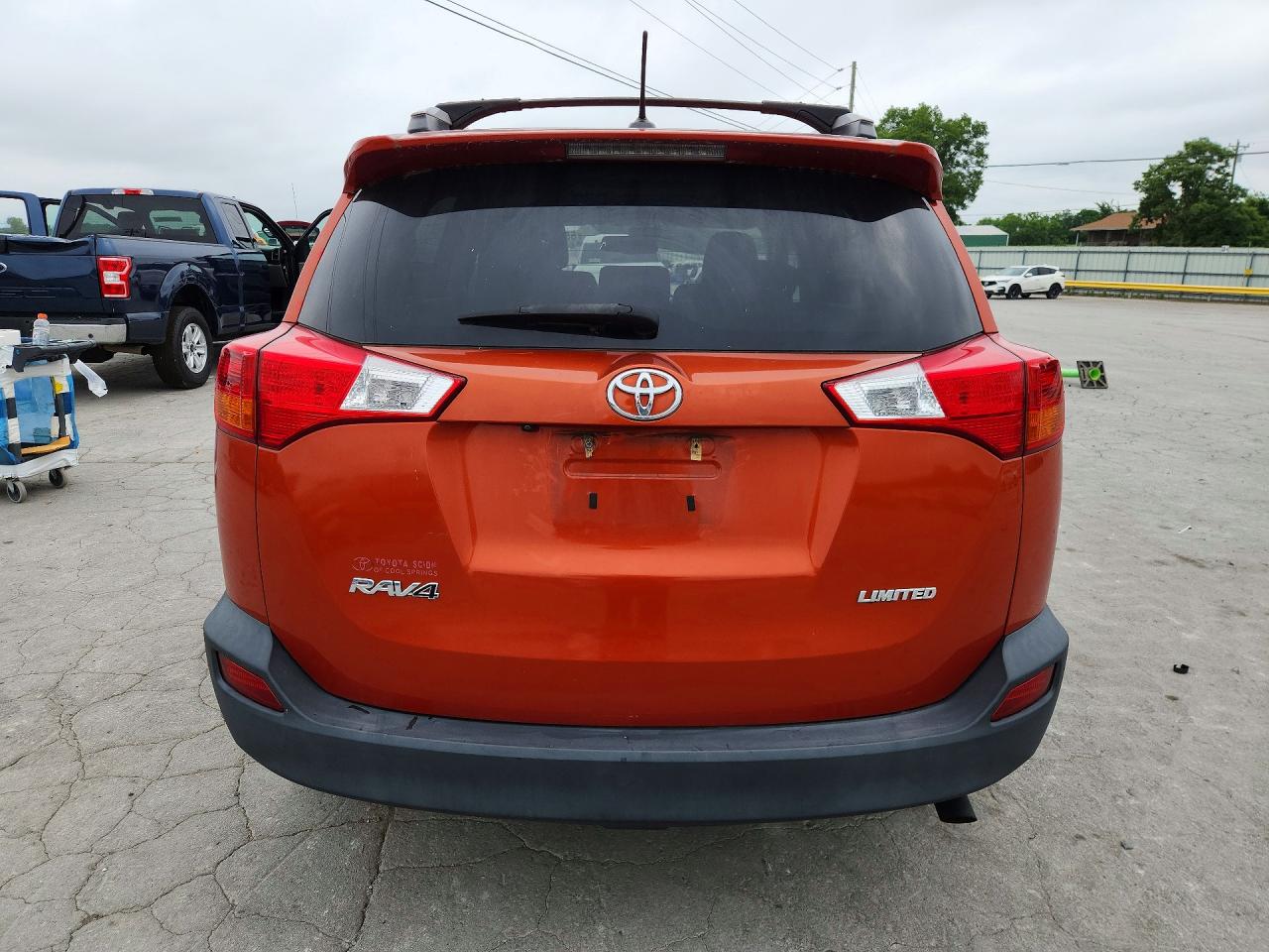 2015 Toyota Rav4 Limited Orange vin: 2T3YFREV2FW189975