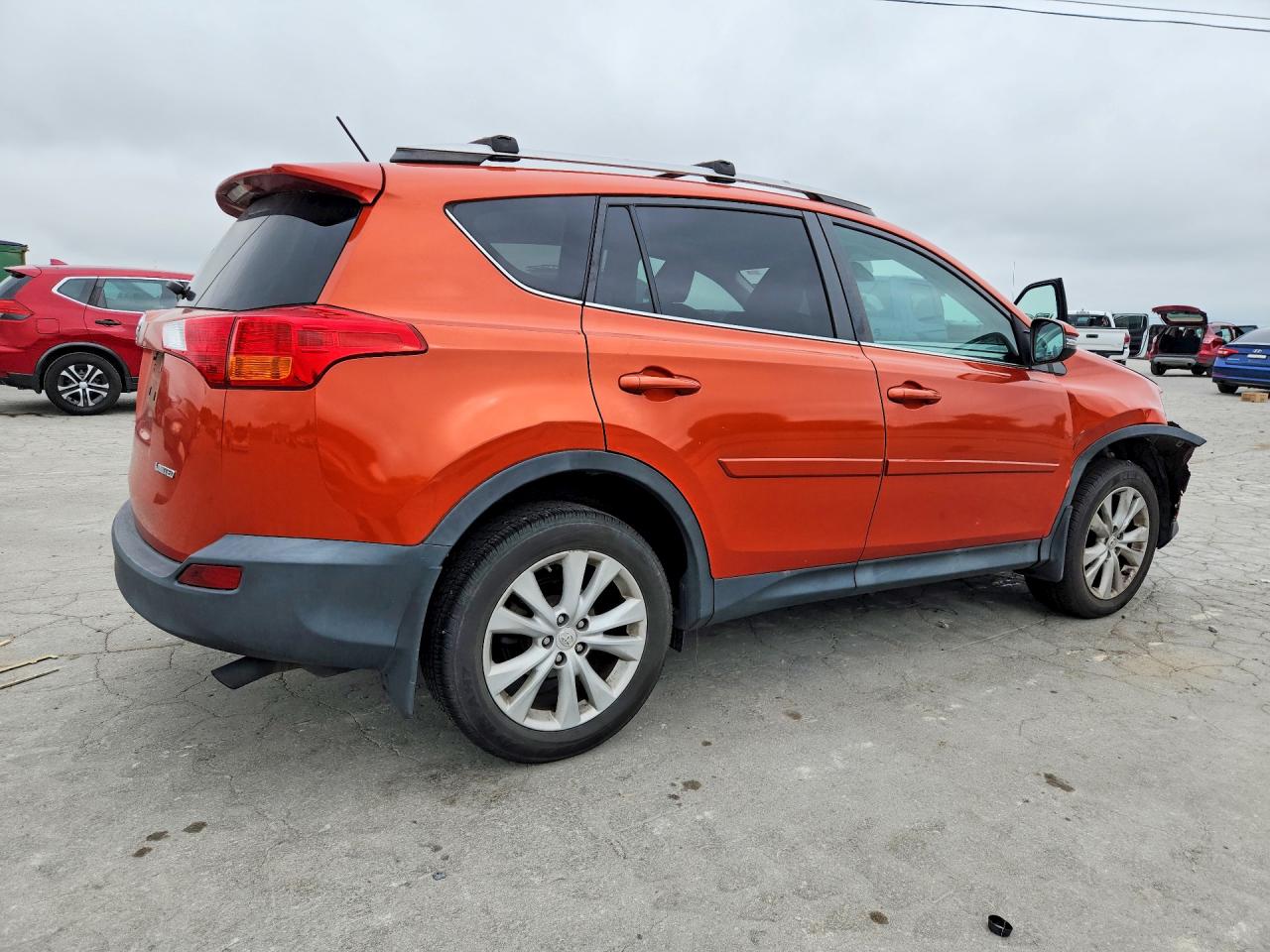 2015 Toyota Rav4 Limited Orange vin: 2T3YFREV2FW189975