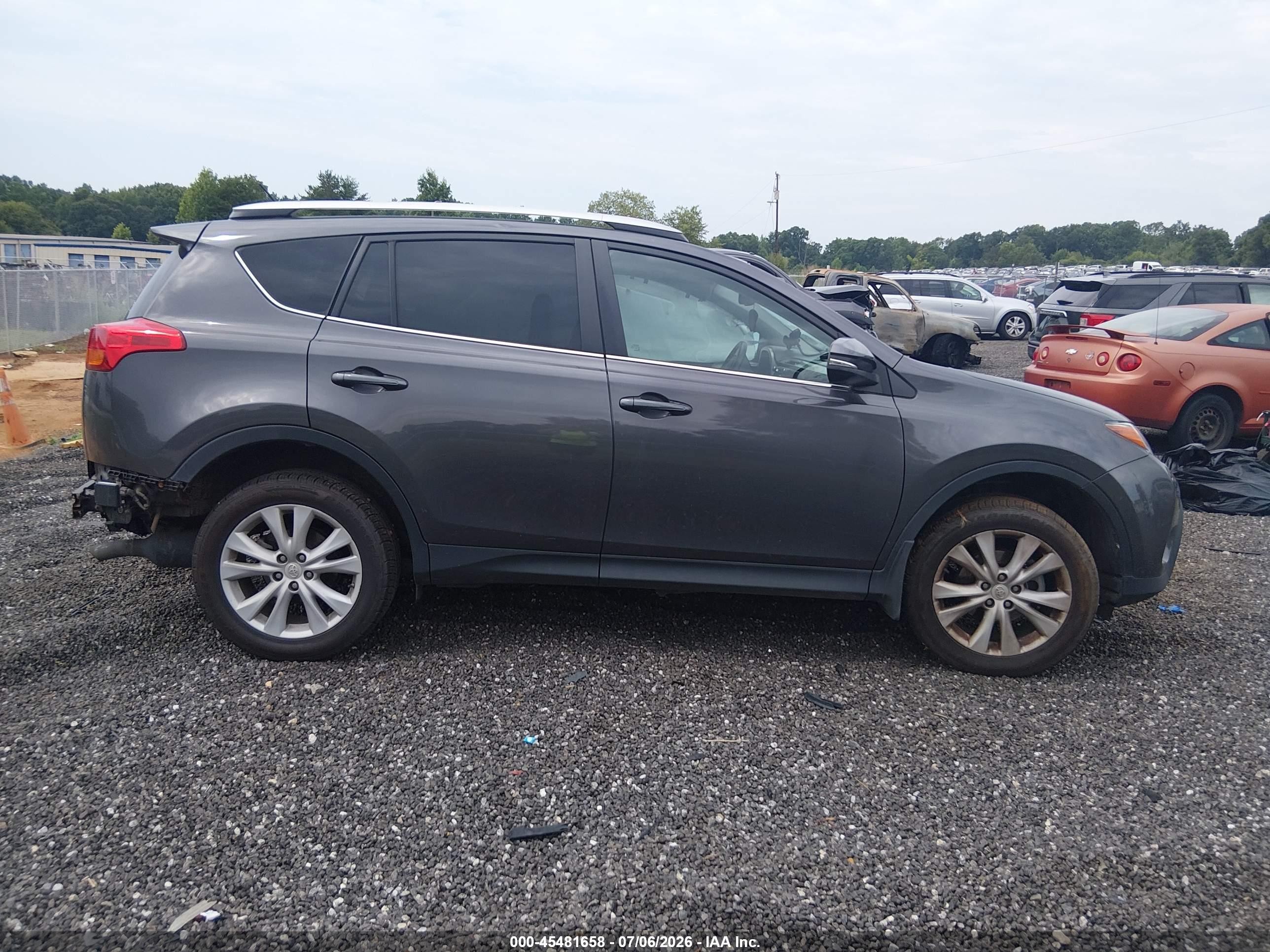 2015 Toyota Rav4 Limited Gray vin: 2T3YFREV2FW205138
