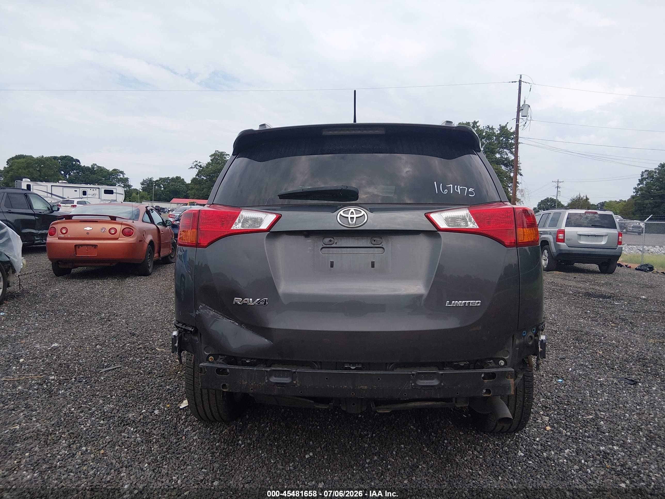 2015 Toyota Rav4 Limited Gray vin: 2T3YFREV2FW205138