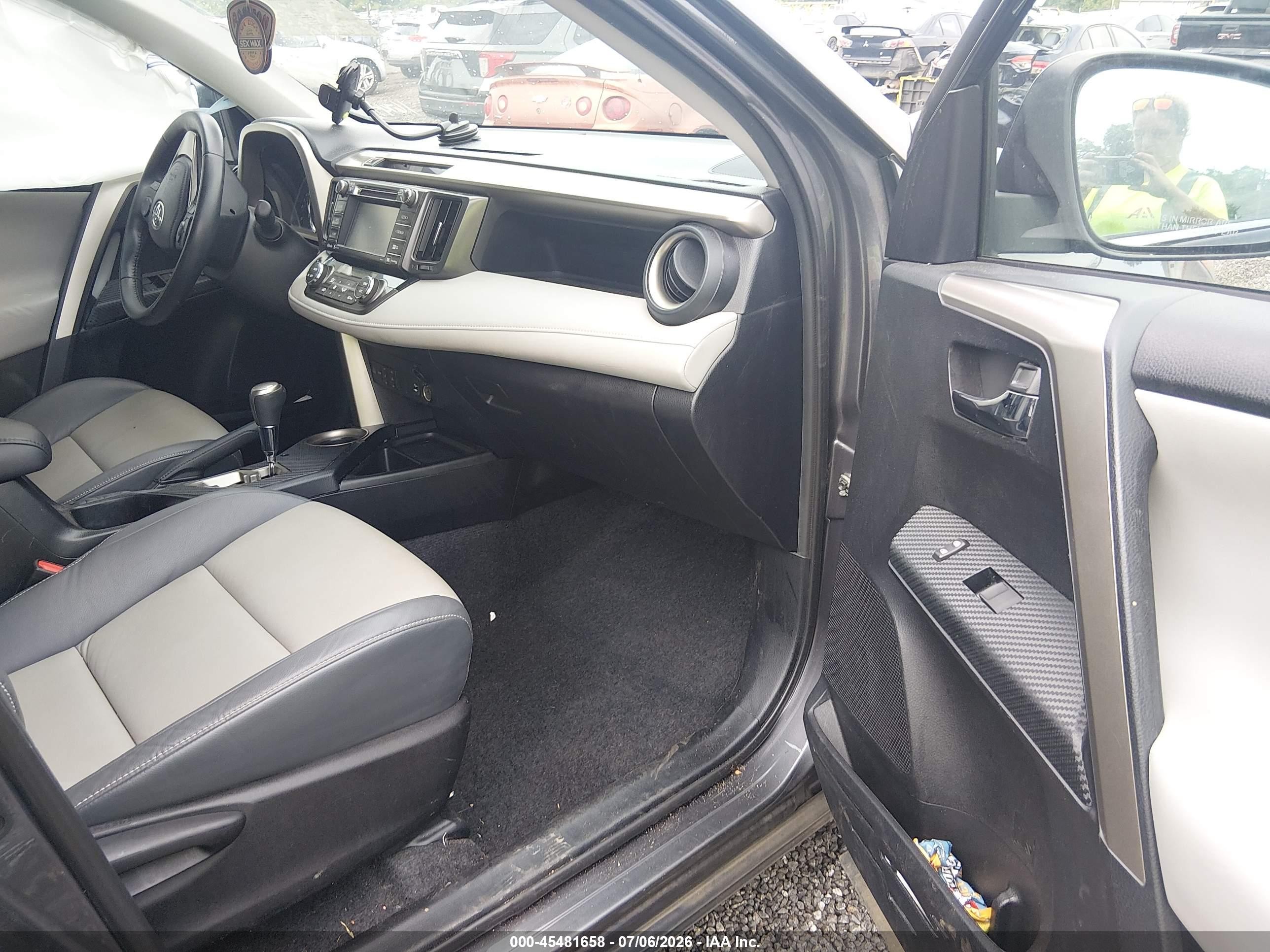 2015 Toyota Rav4 Limited Gray vin: 2T3YFREV2FW205138
