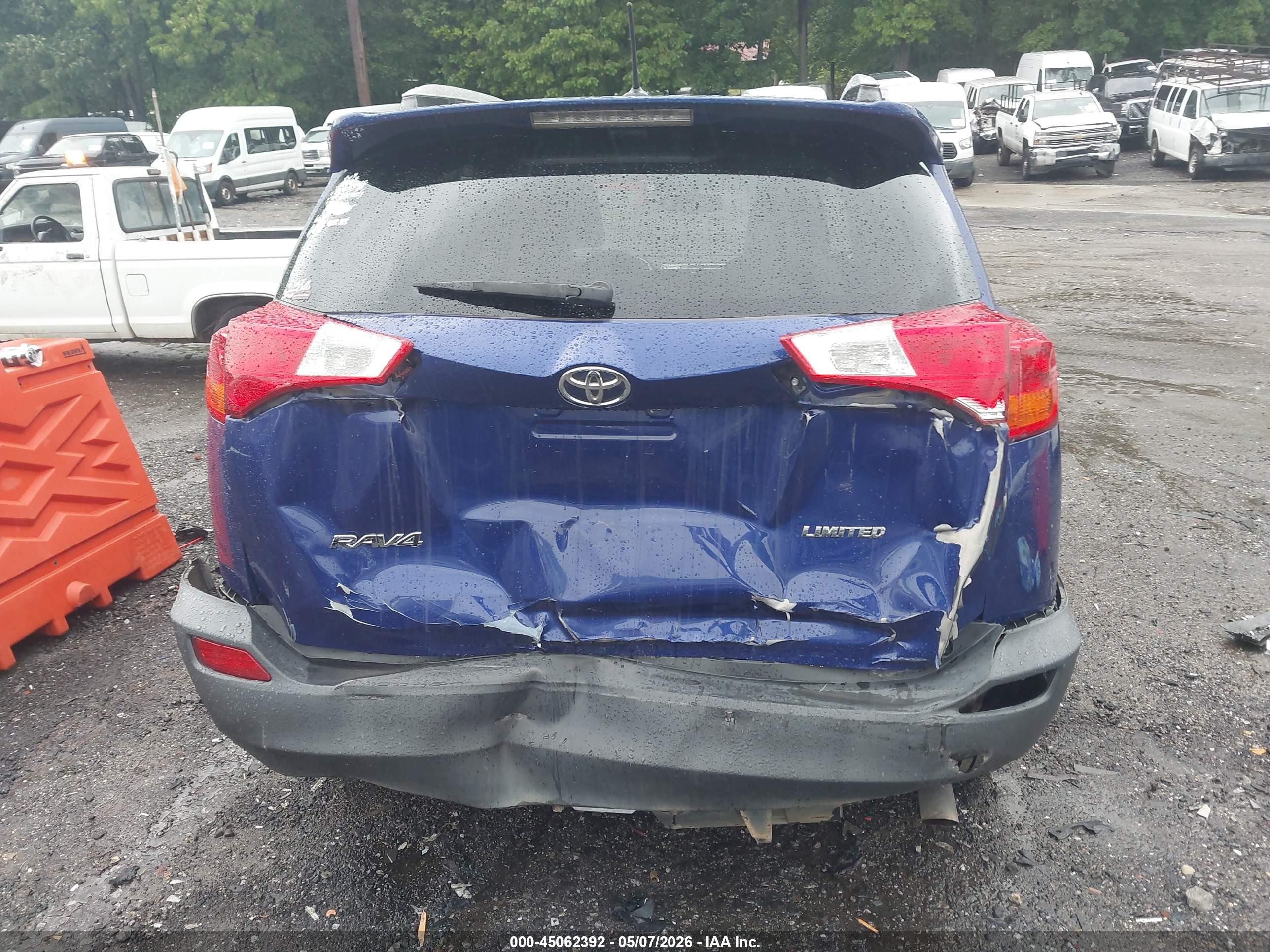 2015 Toyota Rav4 Limited Синий vin: 2T3YFREV2FW215961